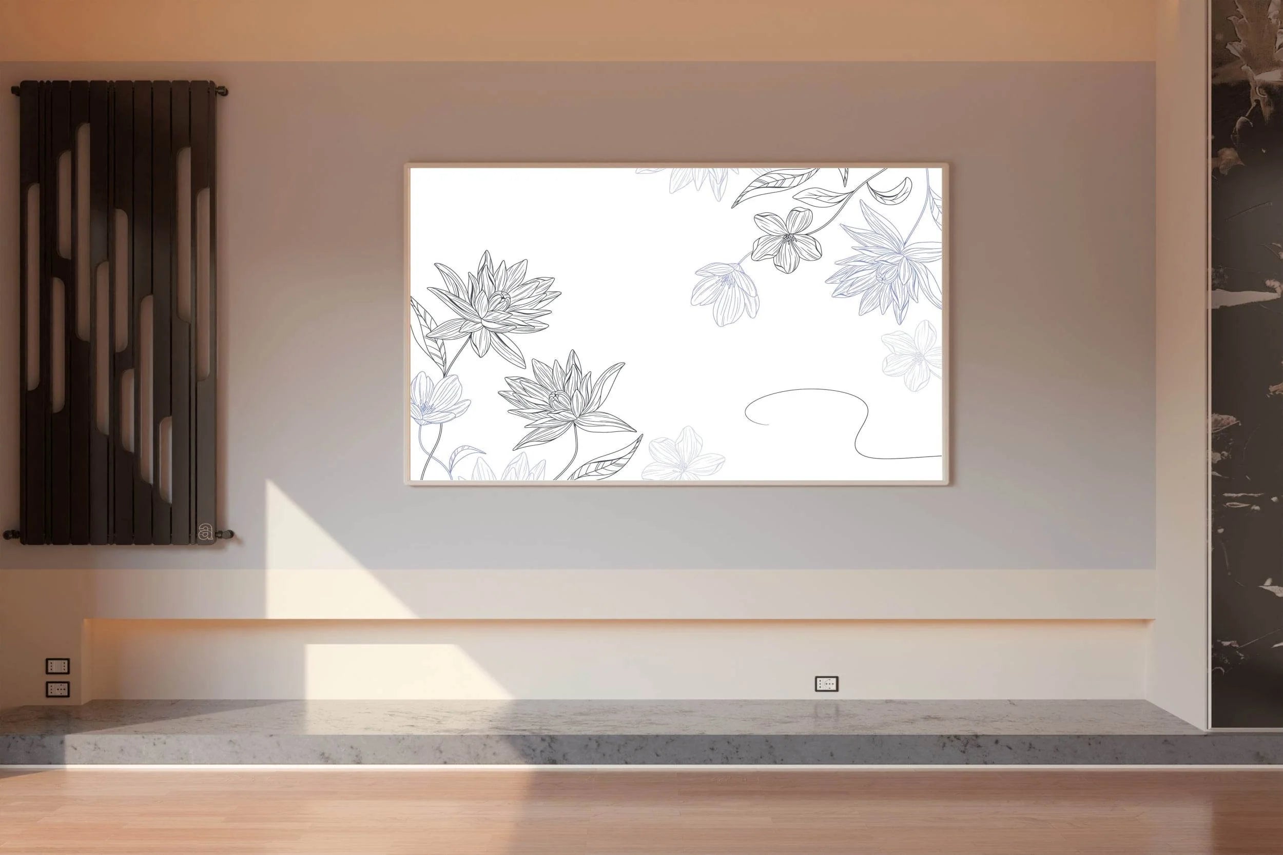 Floral Borders Wall Art - beink online art store