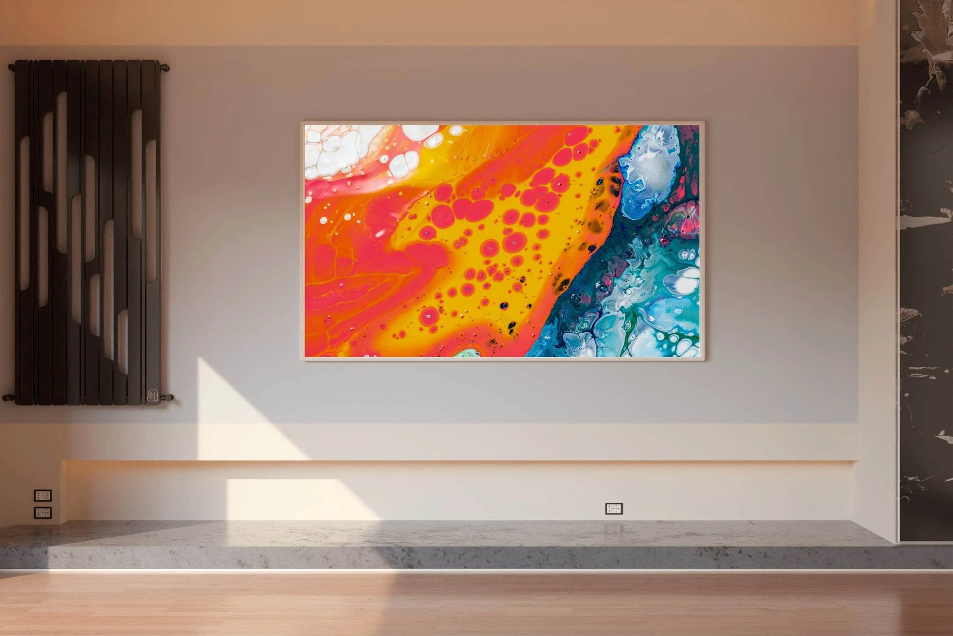 Earth Surface Water Paint Abstrat Wall Art - beink online art store
