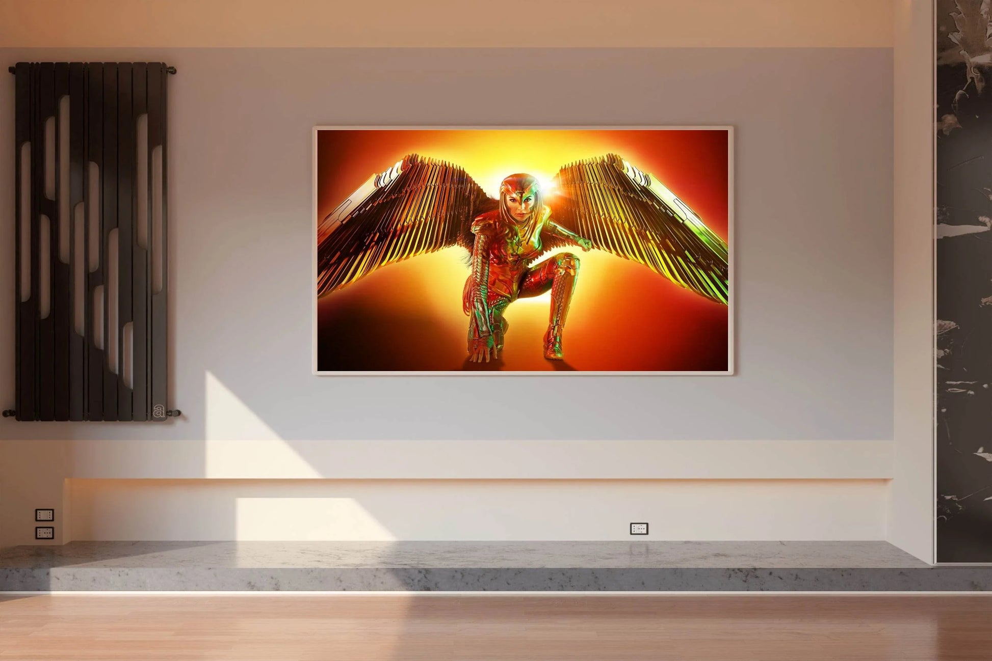 Wonder Woman 1984 with Golden Wings Wall Art - beink online art store