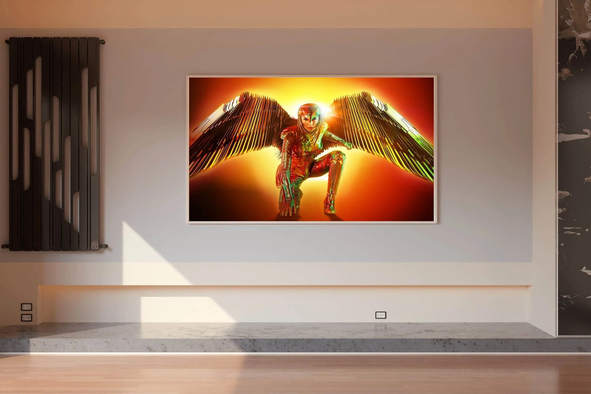 Wonder Woman 1984 with Golden Wings Wall Art - beink online art store