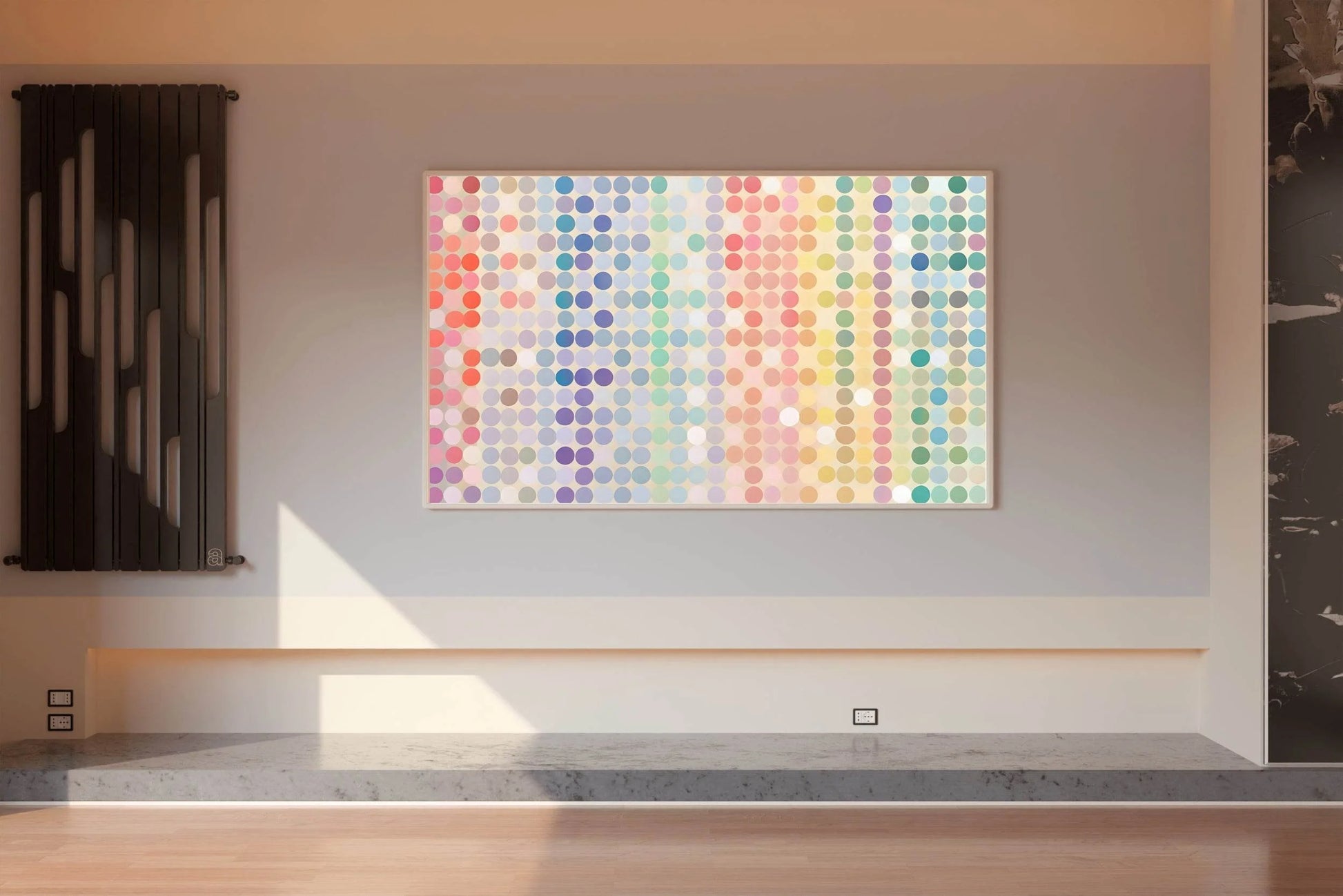 Pastel Color Circle Abstract Wallpaper - beink online art store