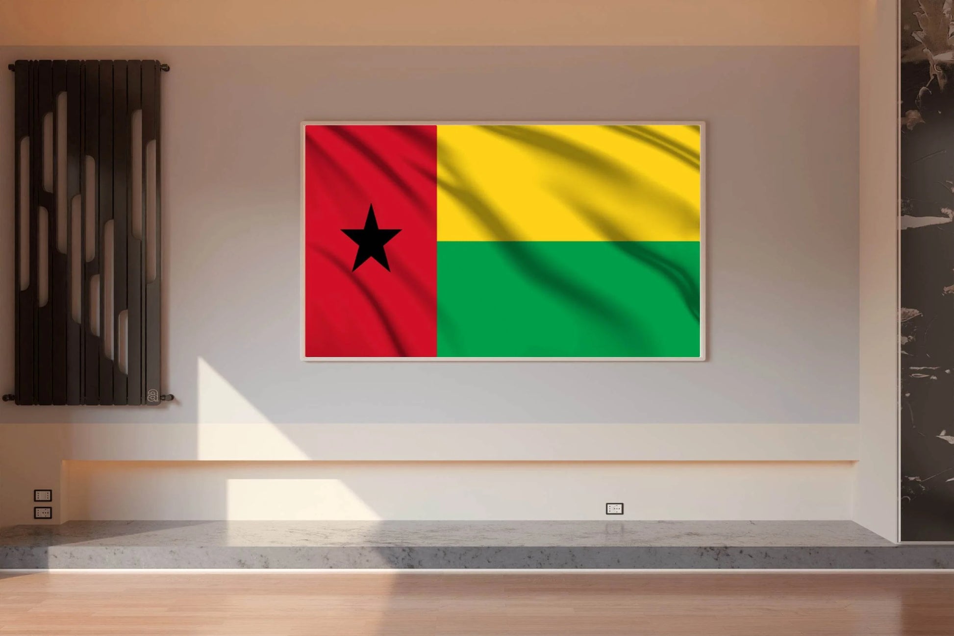 Guinea-Bissau National Flag Wall Art - beink online art store