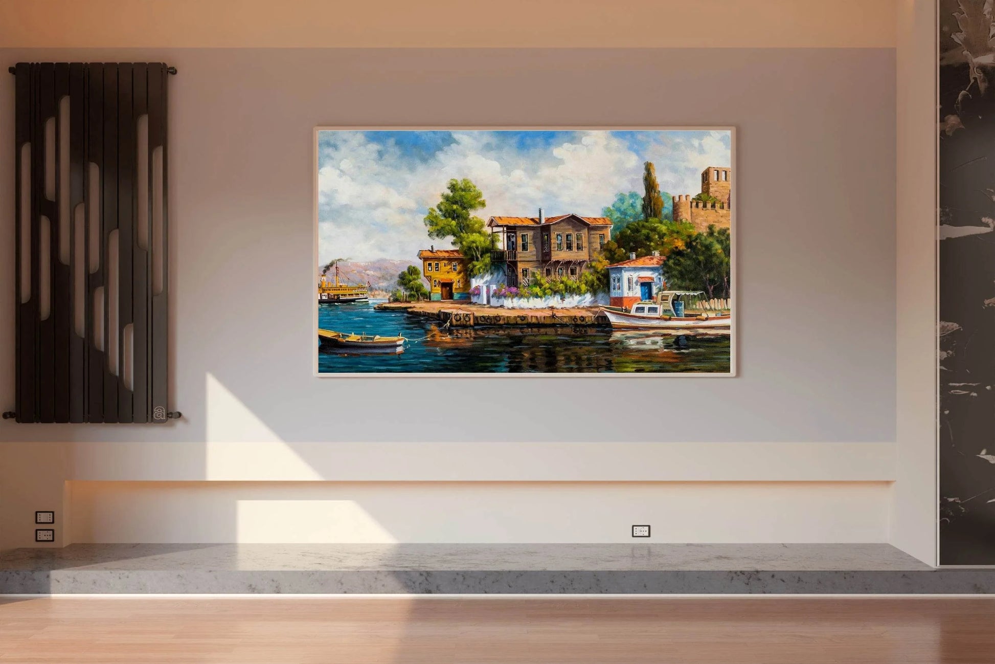 Beautiful Anchorage For Fishermen Wall Art - beink online art store