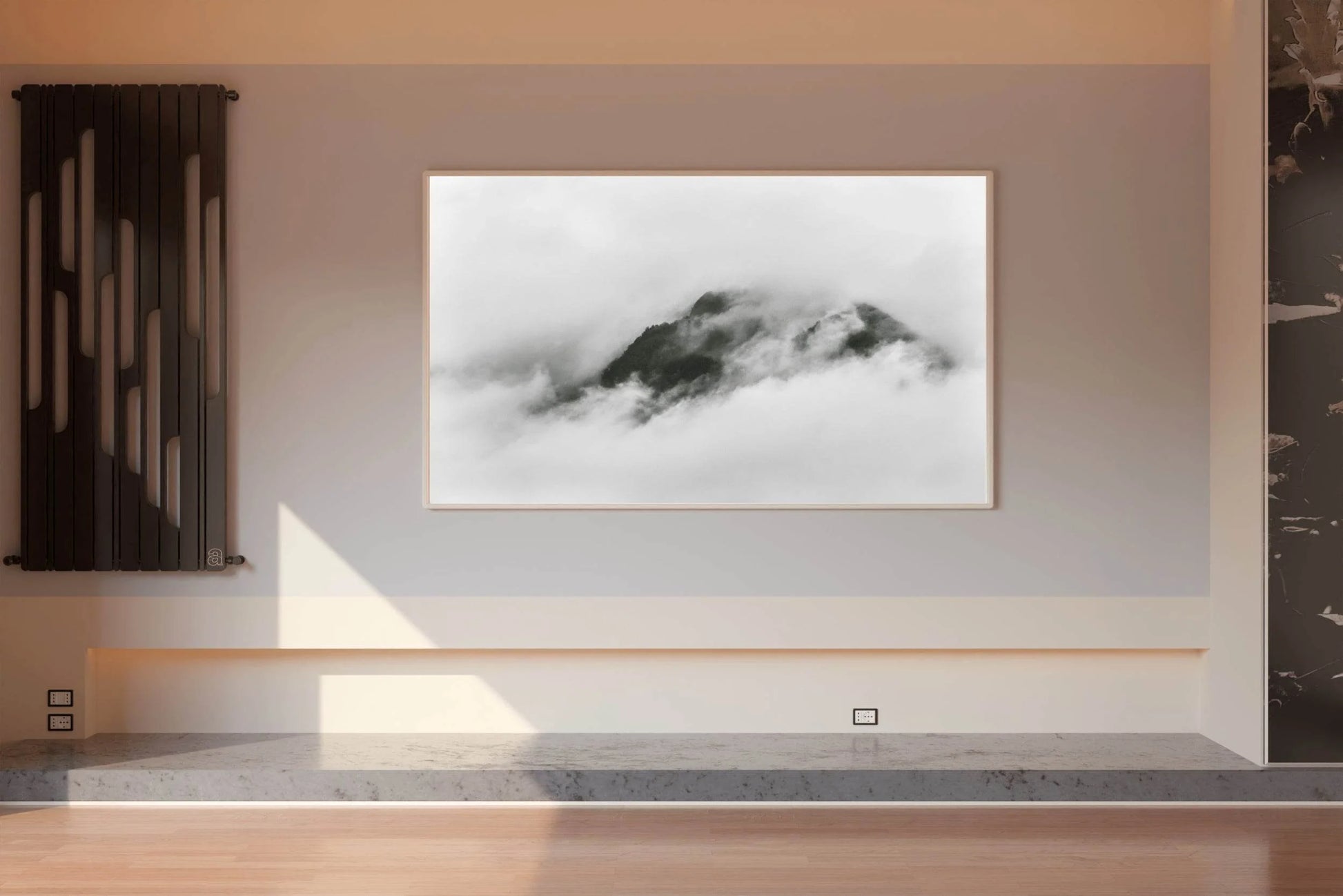 Misty Mountain Black & White Wall Art - beink online art store