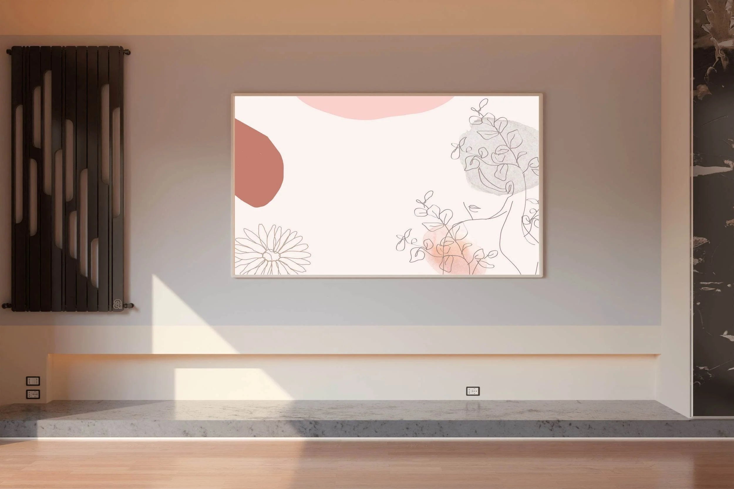 Nandania Leaf Flower Wall Art - beink online art store