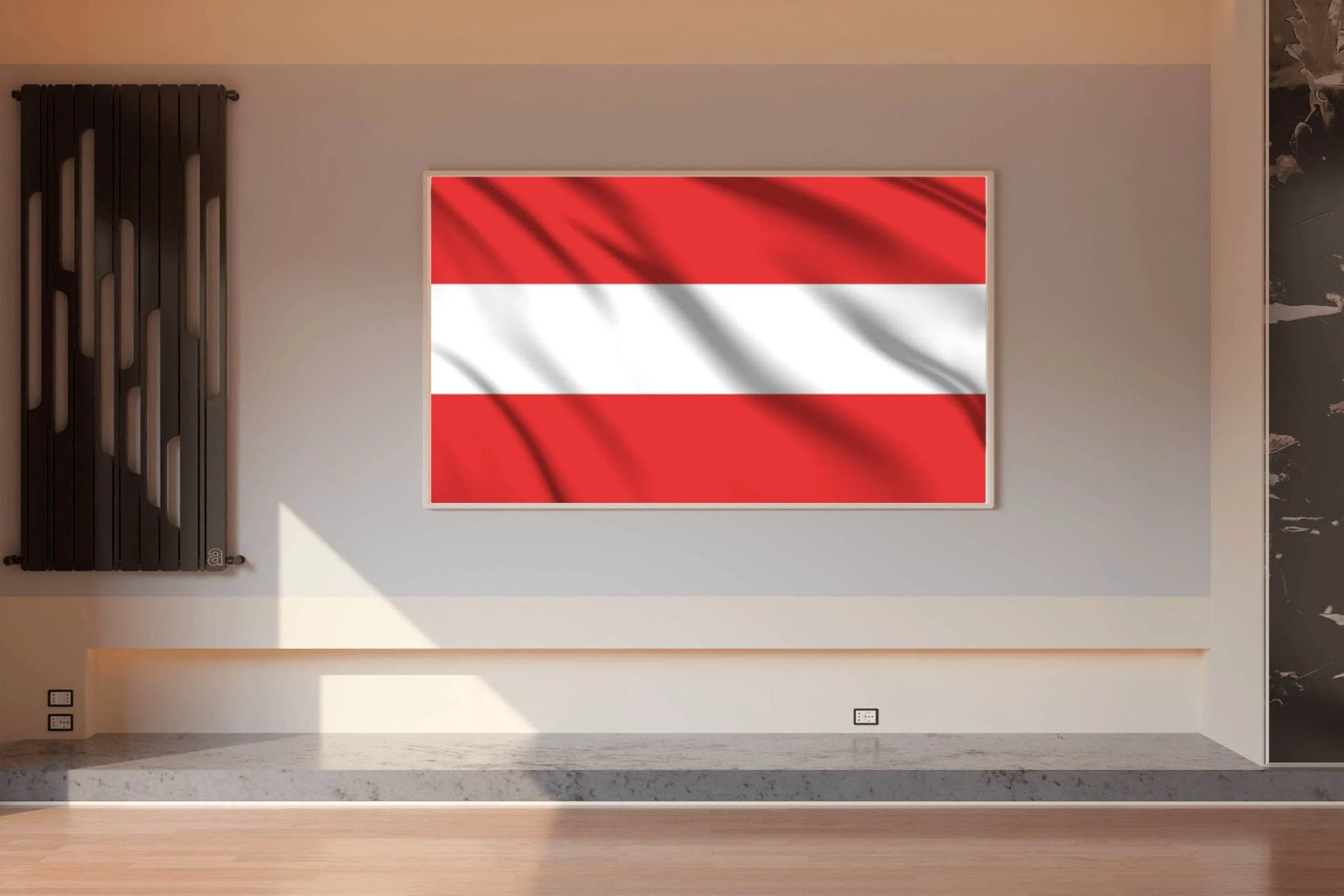 Austria National Flag Wall Art - beink online art store