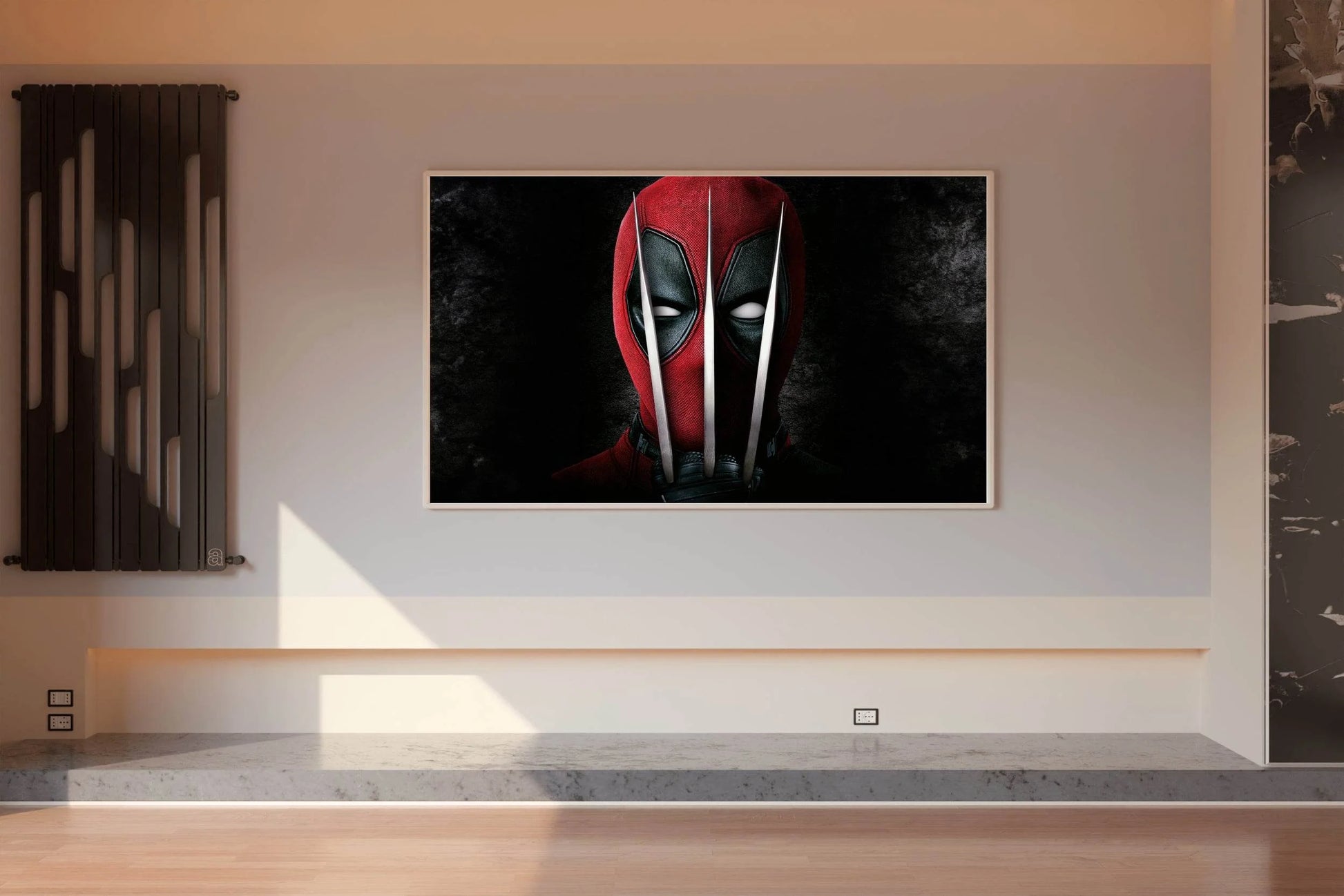 Deadpool with Wolverine Claws Wall Art - beink online art store