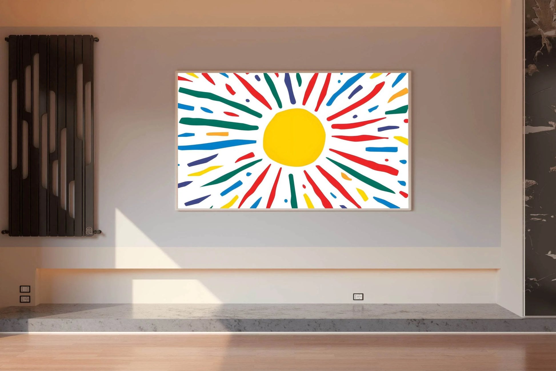 Colorful Sunrise Abstract Painting - beink online art store