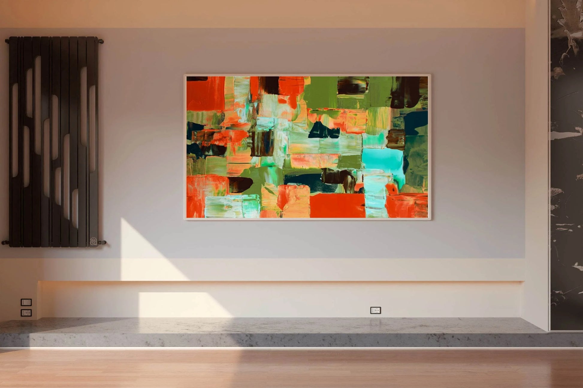 Brazil Image Brush Stroke Abstract Wall Art - beink online art store