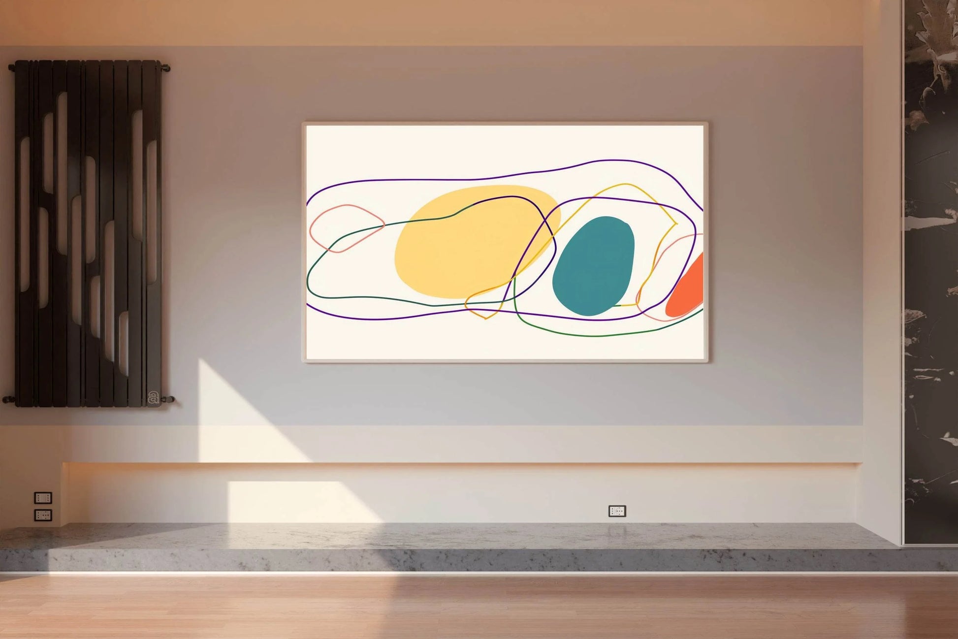 Irregular Handdrawn Abstract Wall Art - beink online art store