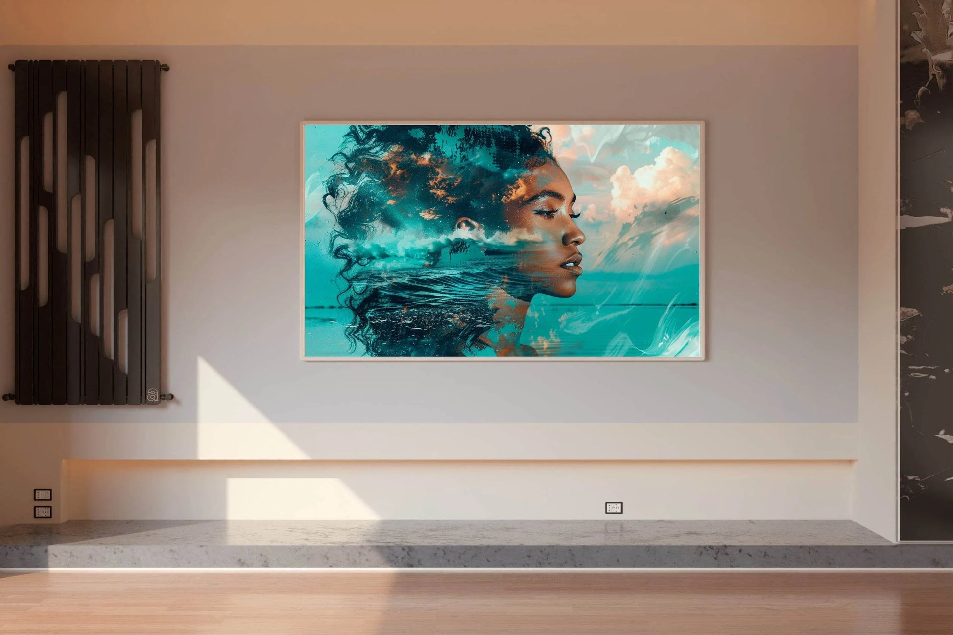 Painting of Female Portrait Digital Art - beink online art store