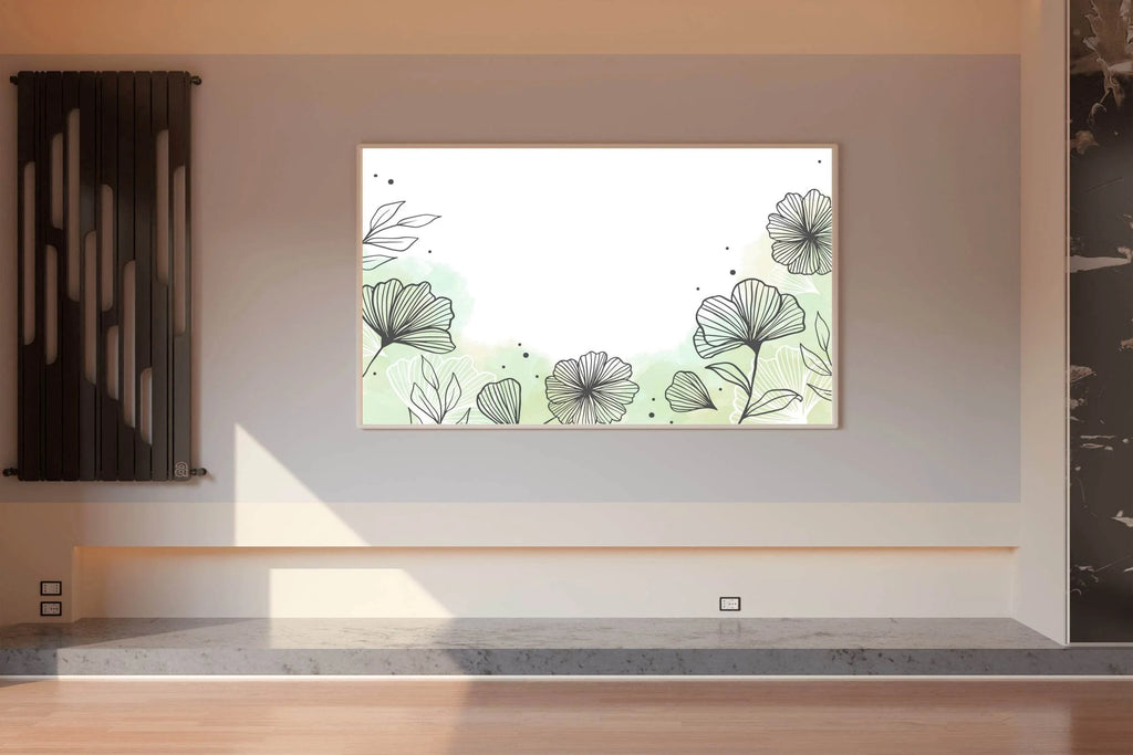 Camellia Flower Leaves Wall Art - beink online art store