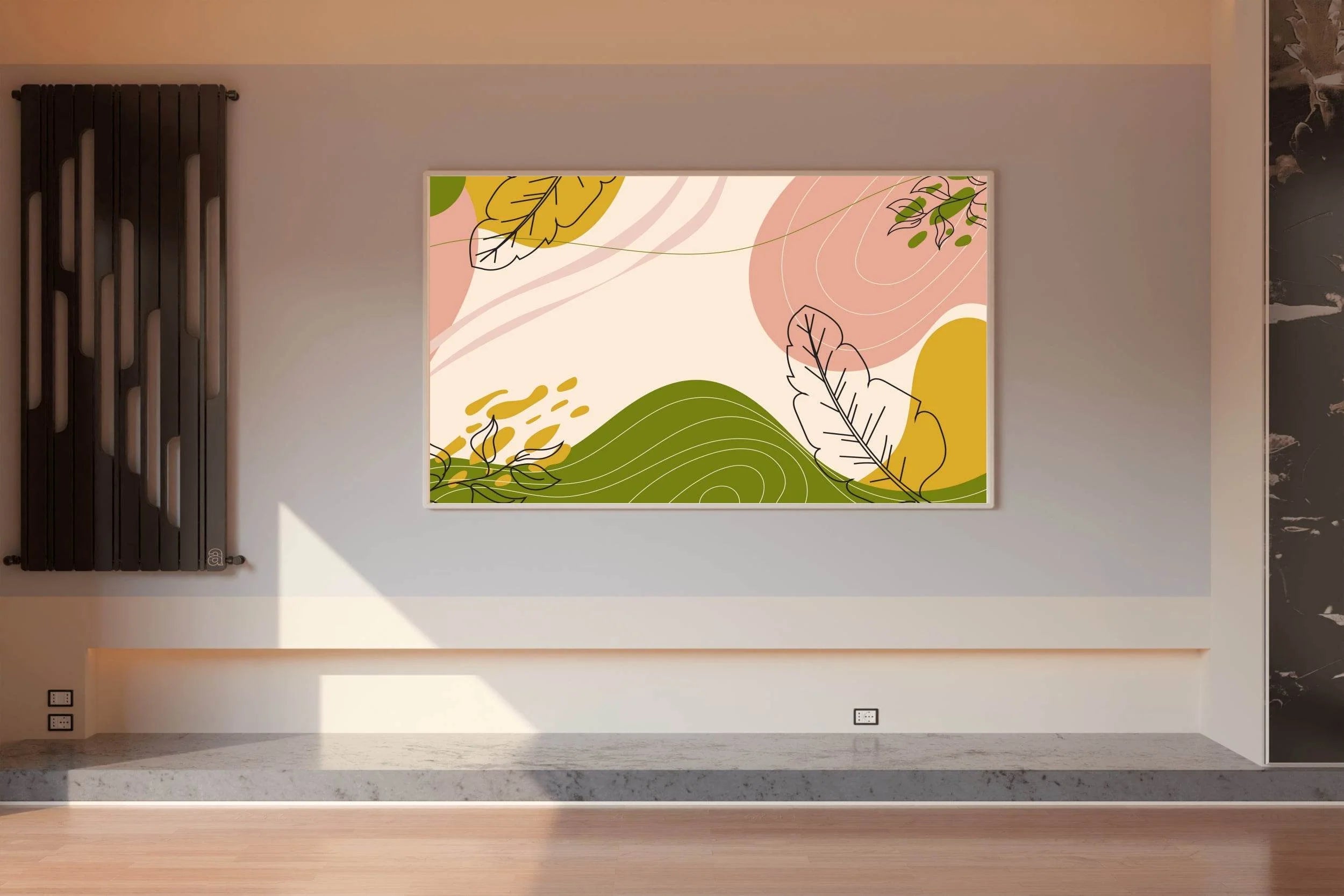 Different linear leaves Wall Art - beink online art store