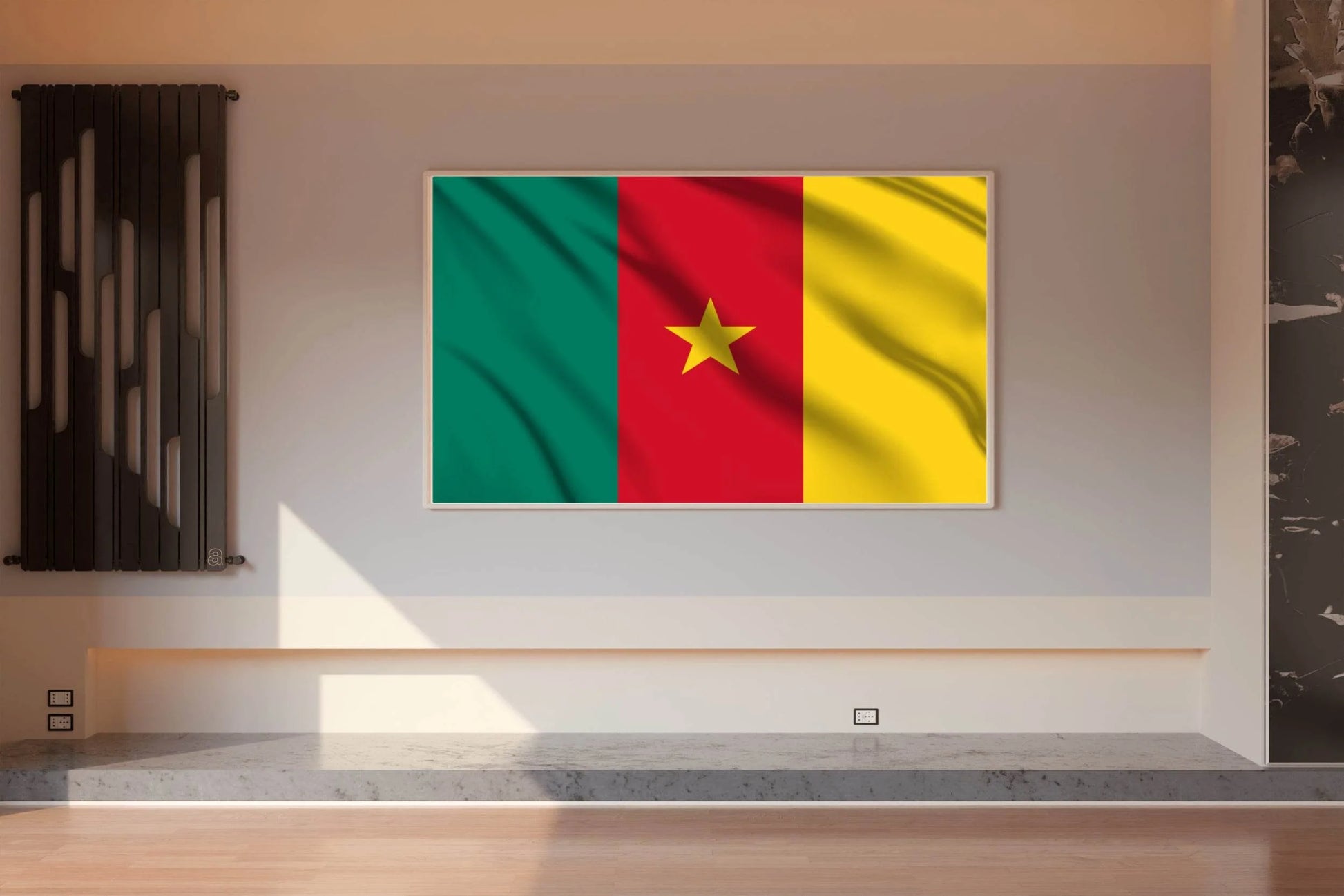 Cameroon National Flag Wall Art - beink online art store