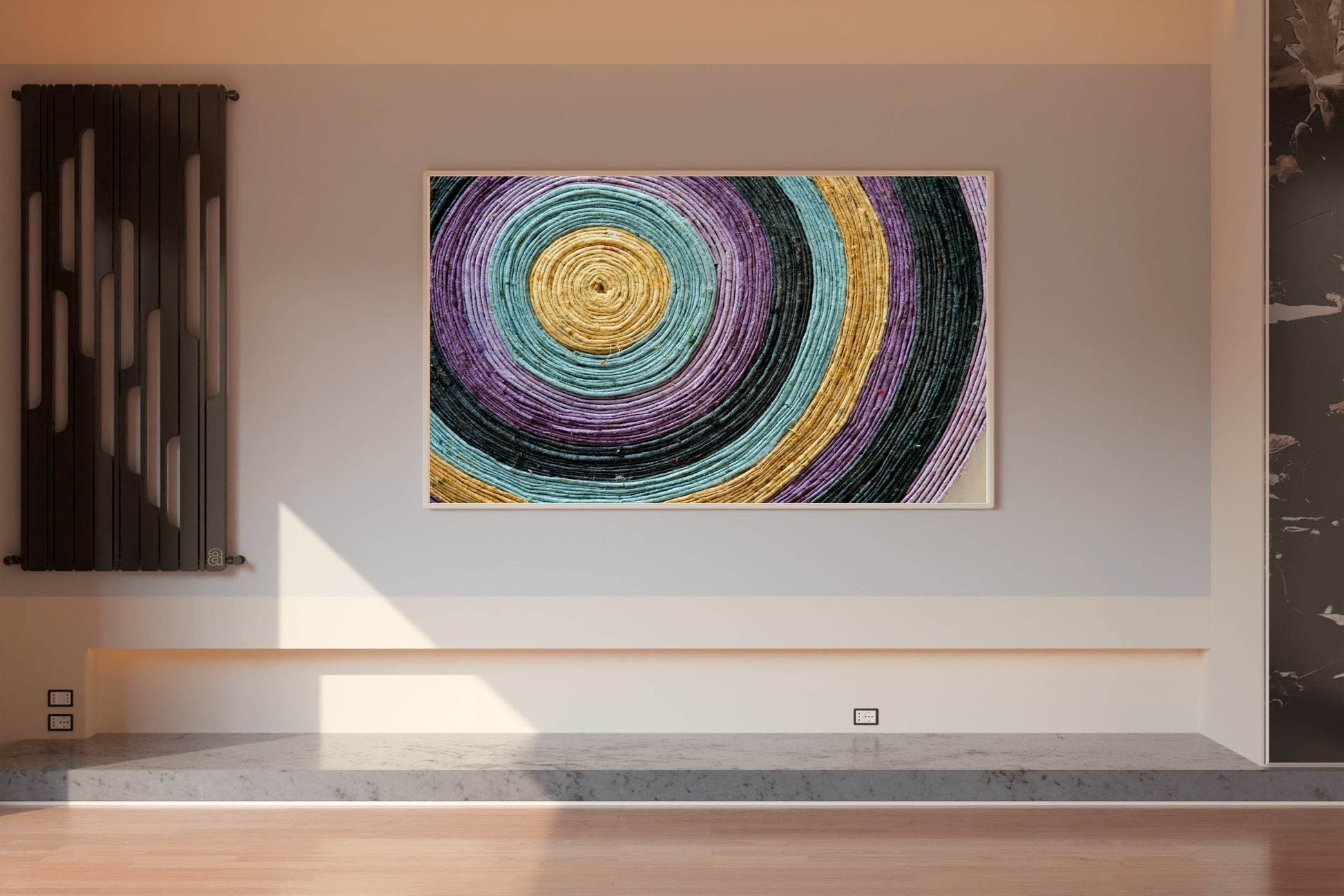 Multicolor Ropes Painting Abstract Wall Art - beink online art store