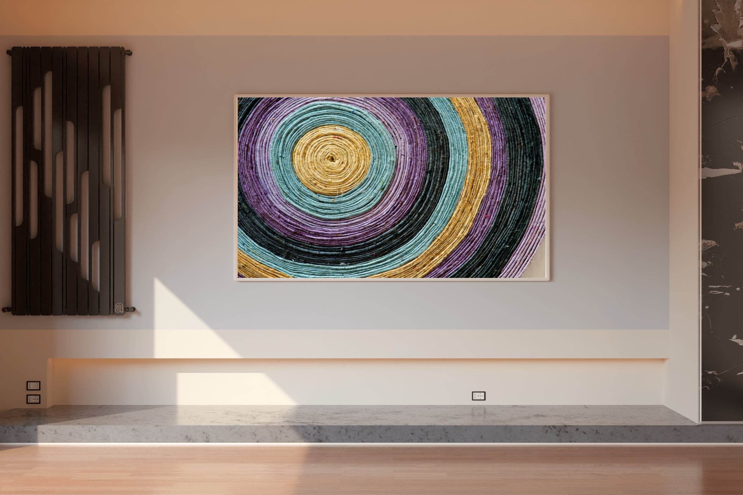 Multicolor Ropes Painting Abstract Wall Art - beink online art store