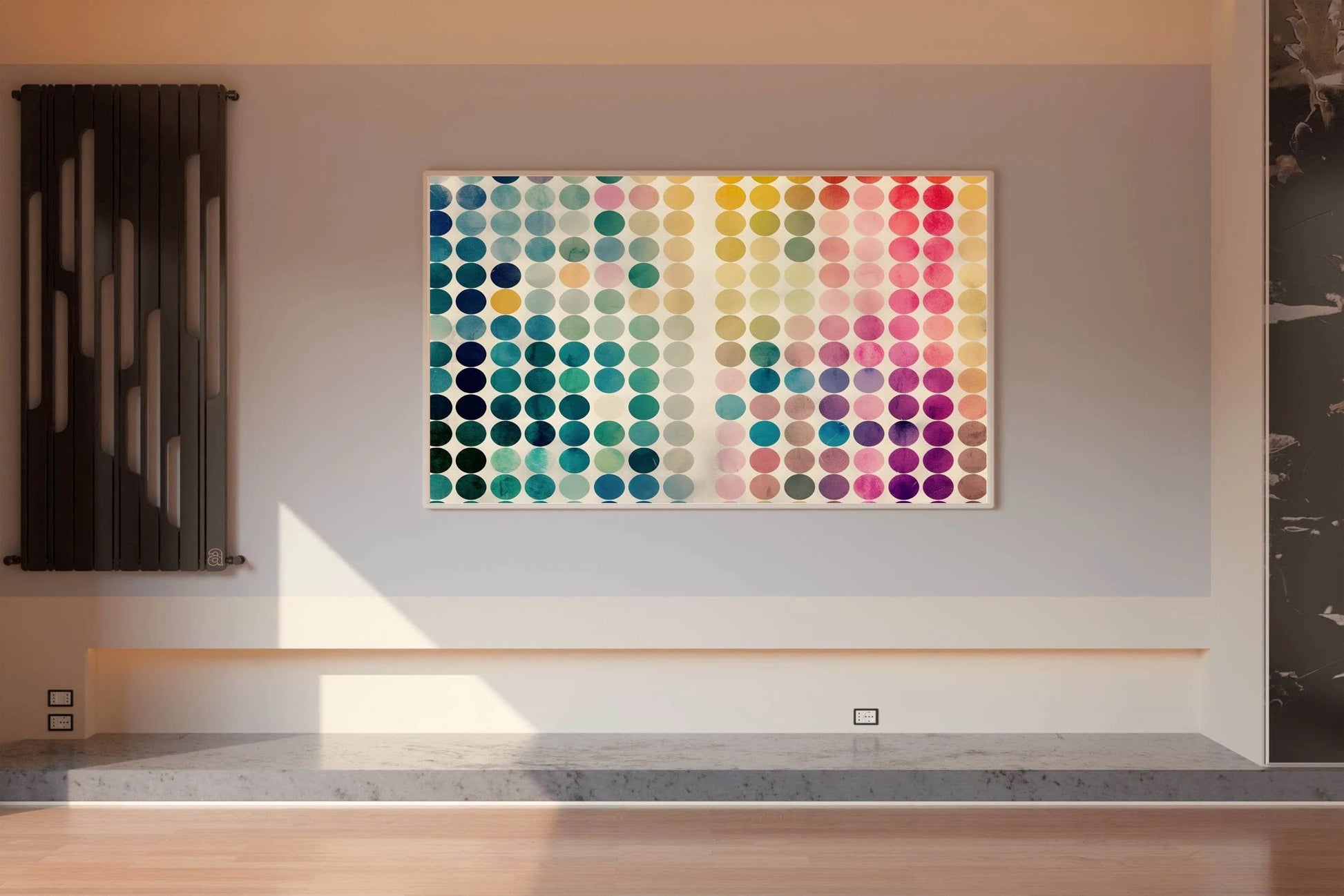 Abstract Painting of Circles With Different Colors - beink online art store