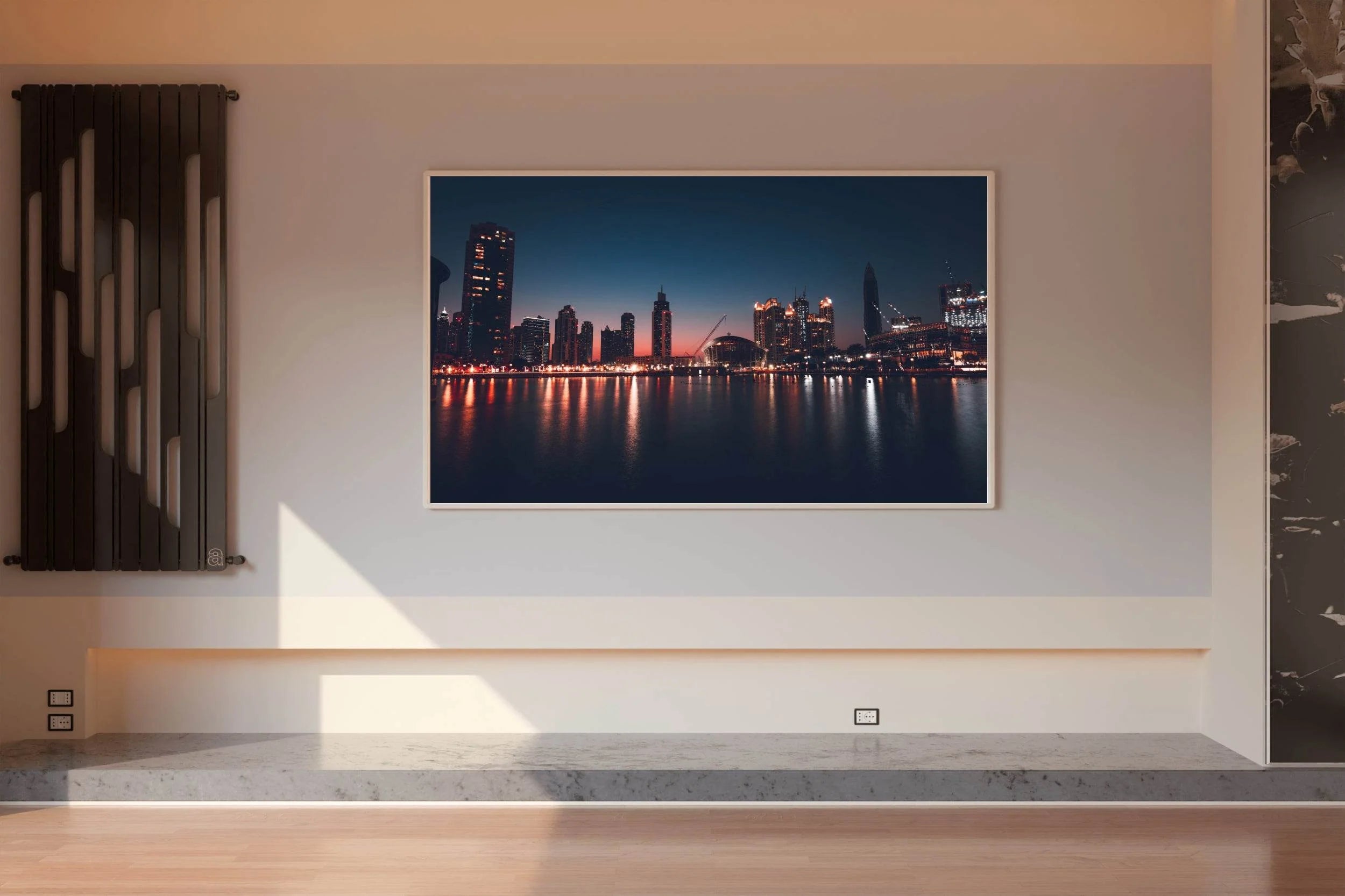 Purple Hues on the Skyline Wall Art - beink online art store