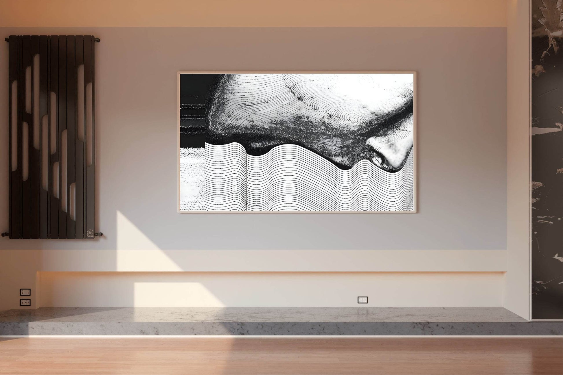 Visual Illustration of Disturbed State of Mind Modern Wall Art - beink online art store