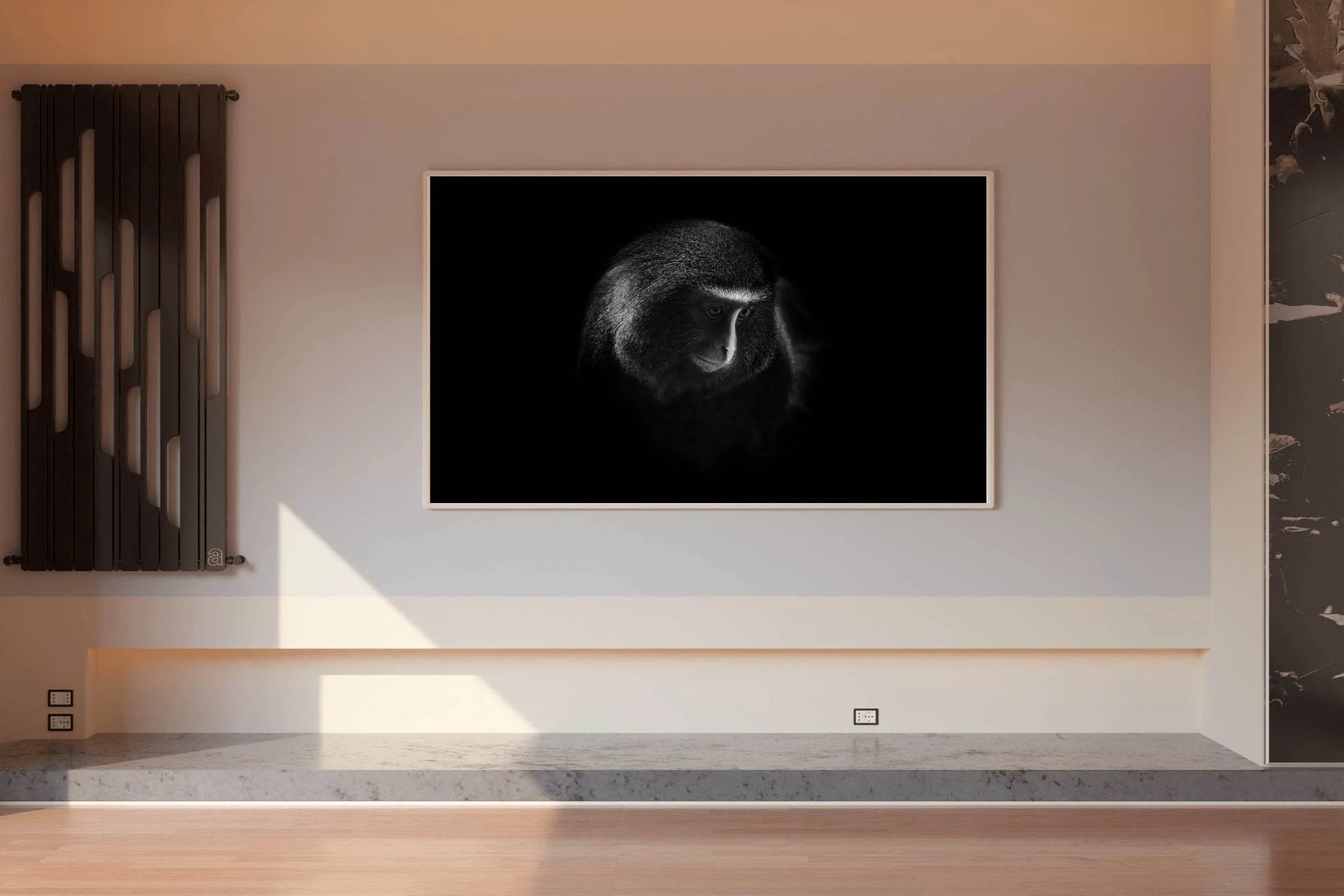 Owl Faced Moneky Black & White All Art - beink online art store