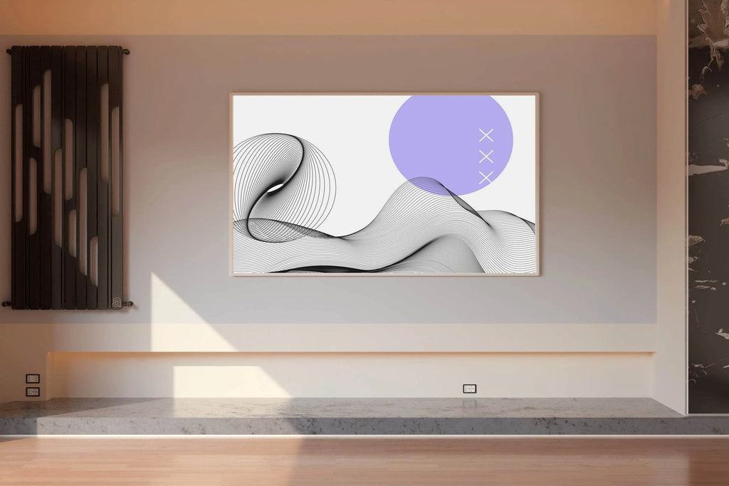 3D Wavy Lines Wall Art - beink online art store
