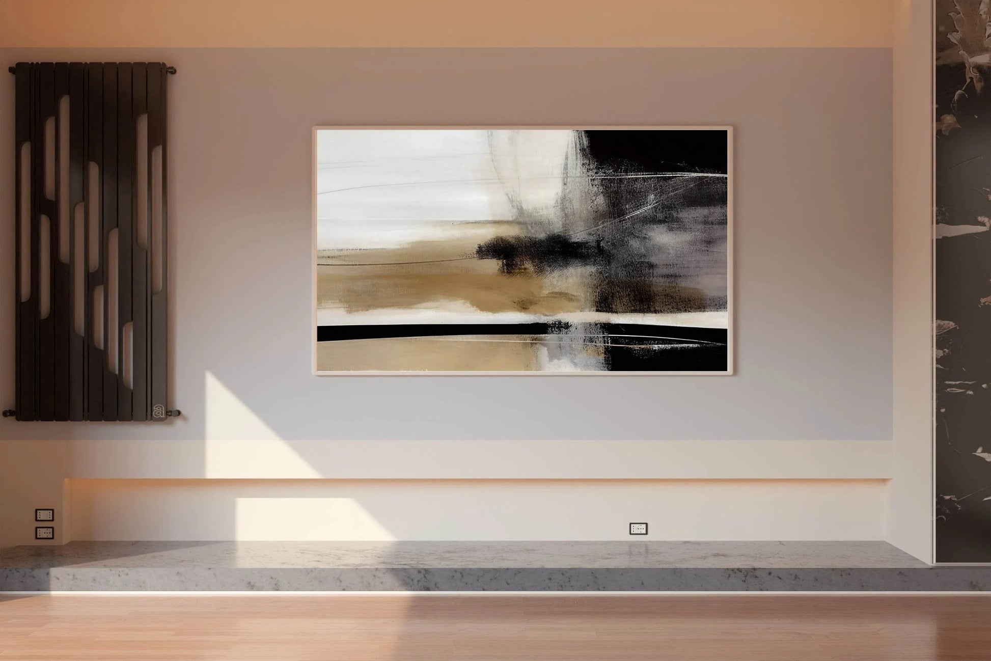 Artistic Desert Illustration Abstract Wall Art - beink online art store