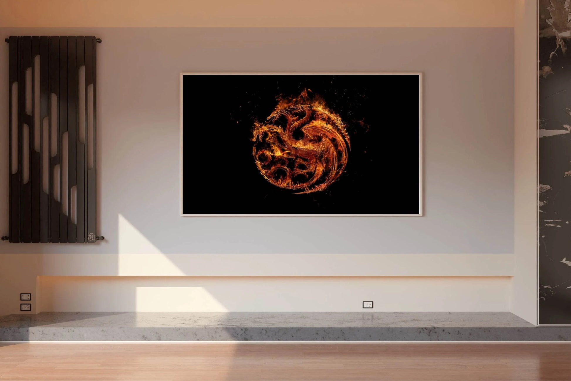 House of the Dragon with Fire Dragon Wall Art - beink online art store