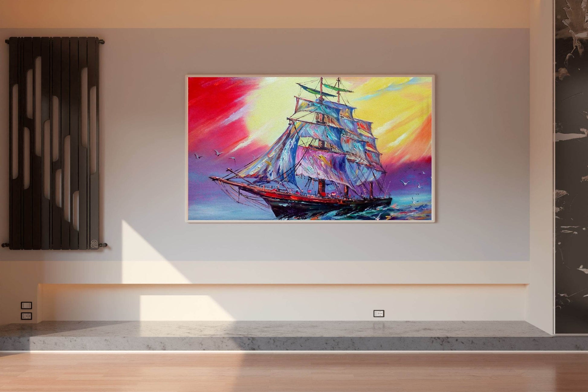 Medieval Battleship Wall Art - beink online art store