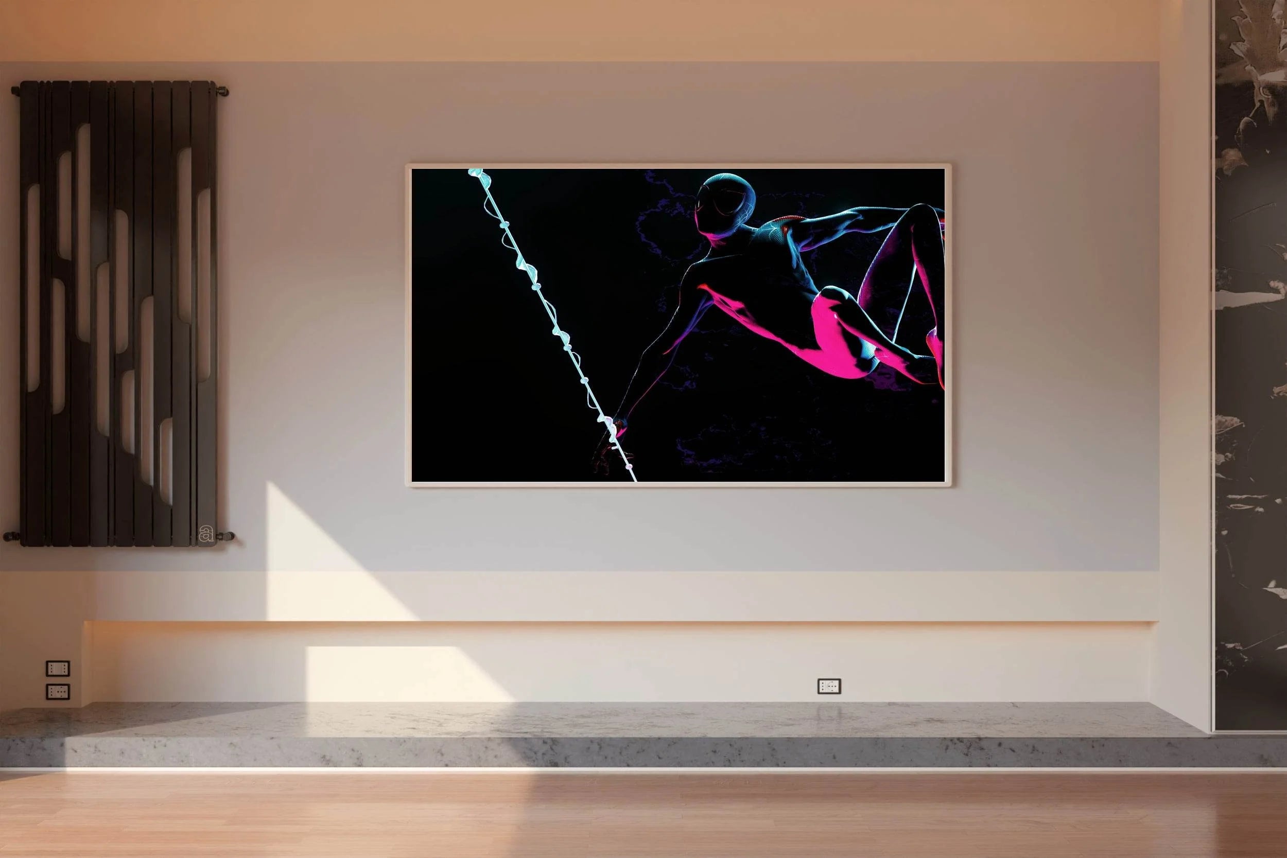 Spider Man NEON Miles Morales Gaming Wall Art - beink online art store