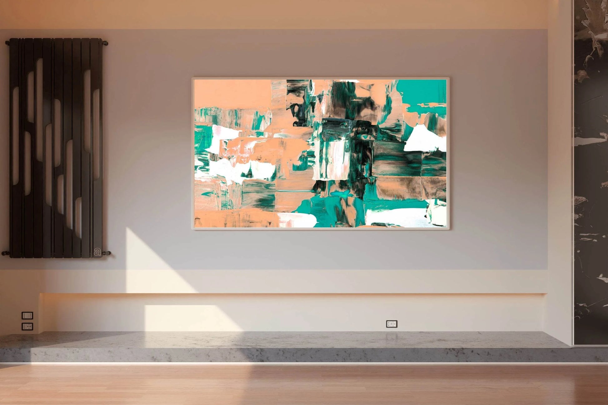 Hand Brush Abstract Wall Art - beink online art store