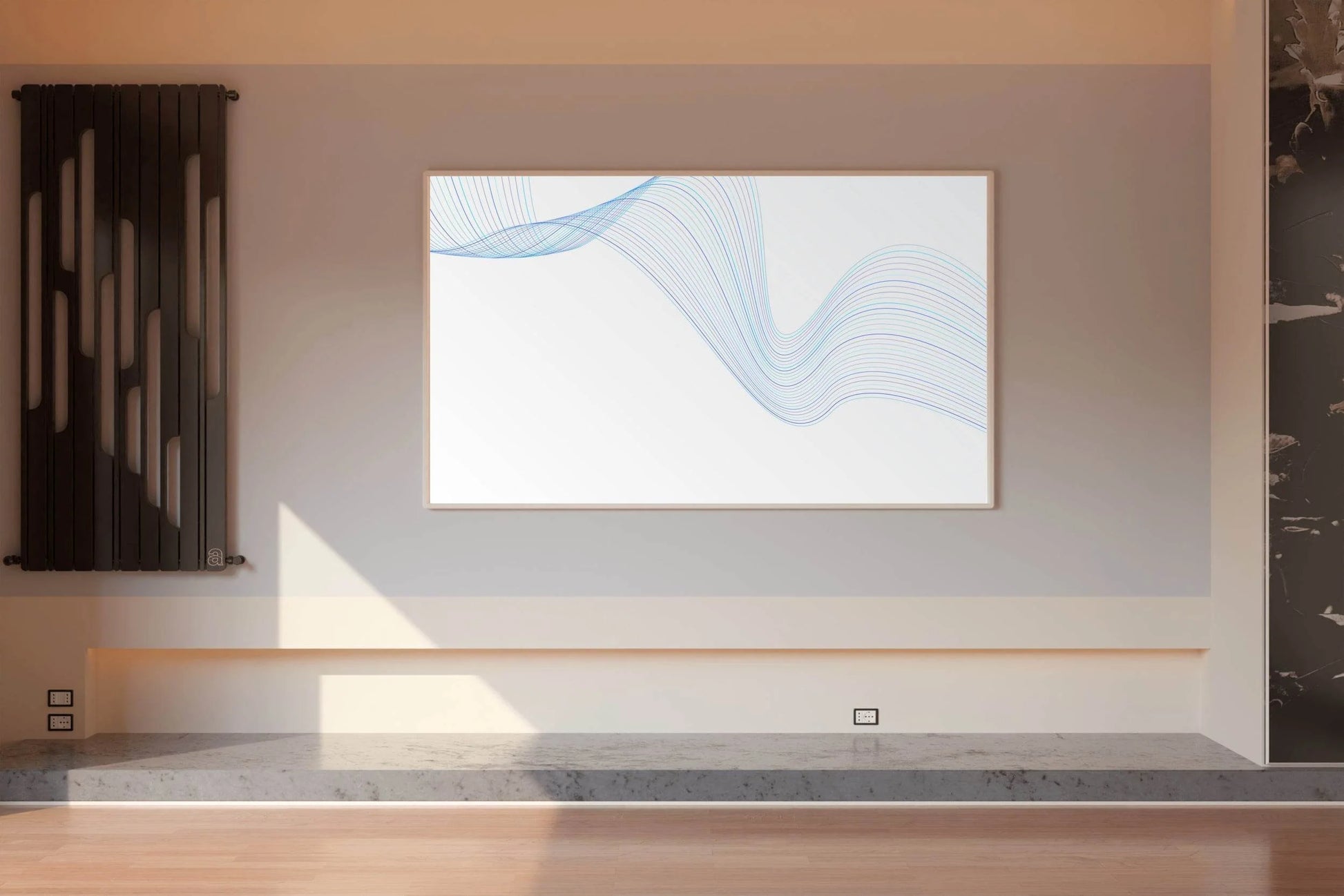 Technology Waves Abstract Wall Art - beink online art store