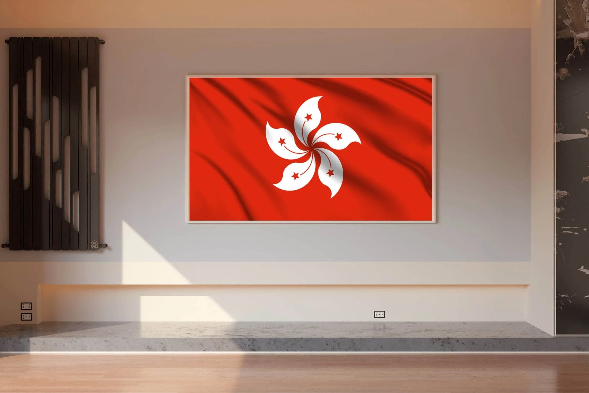 Hong Kong National Flag Wall Art - beink online art store