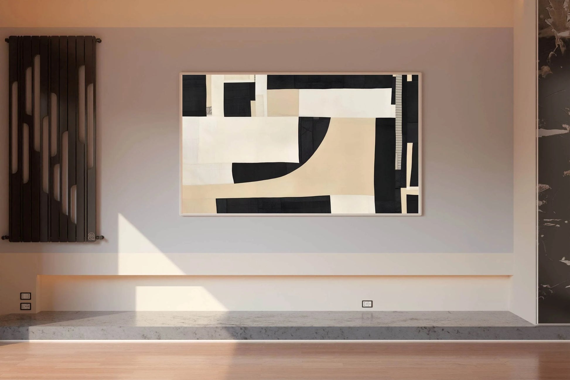 Geometric Harmony - Balanced Arrangement of Shapes Wall Art - beink online art store