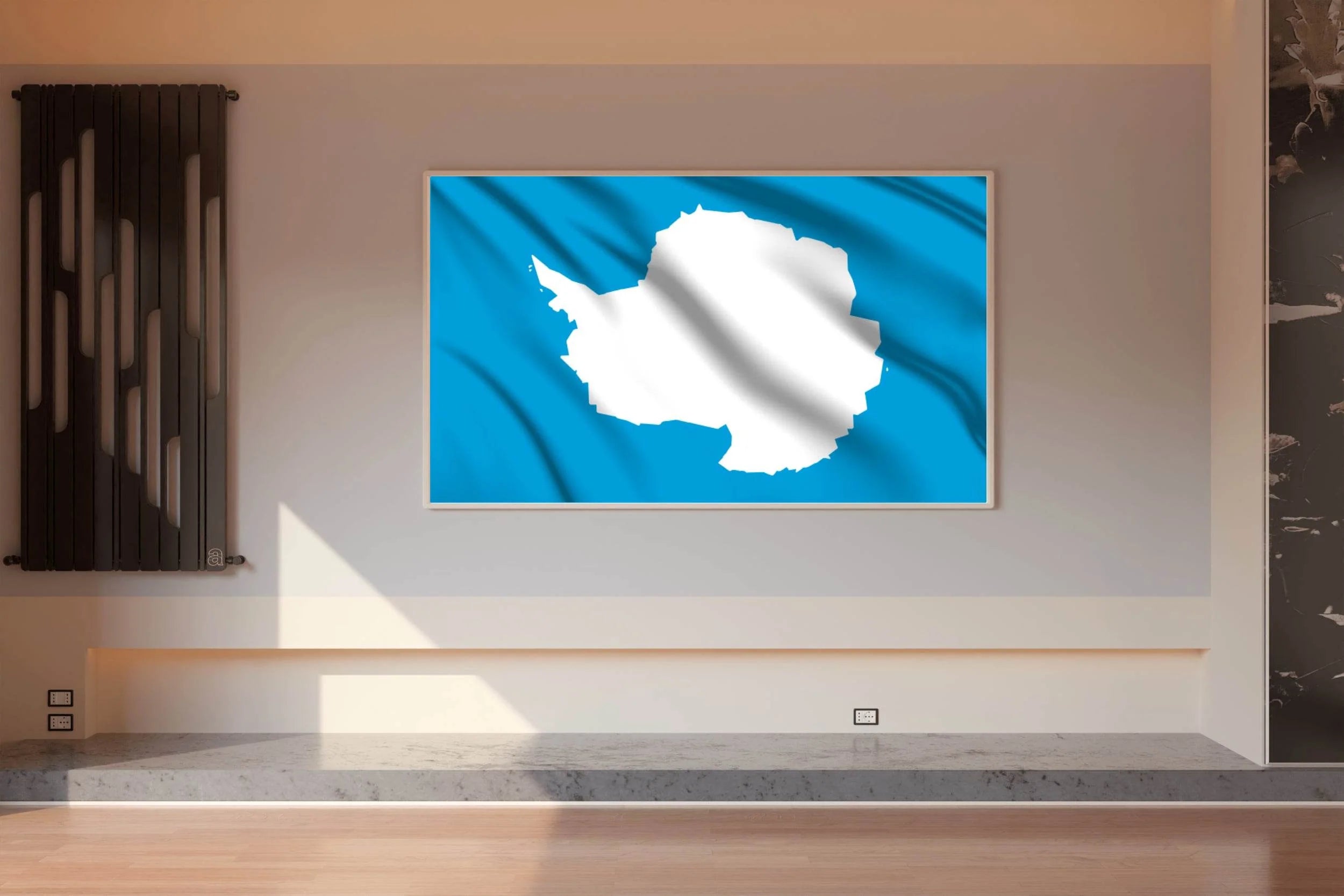Antarctica National Flag Wall Art - beink online art store