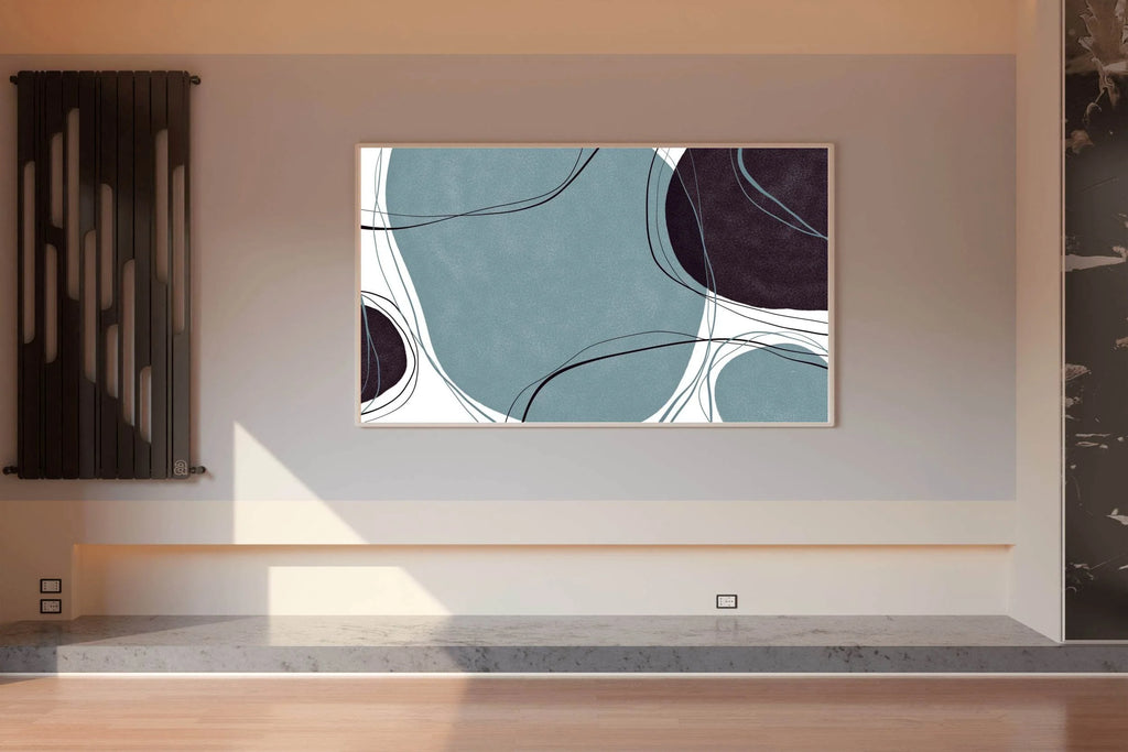 Hand Drawn Shape Abstract Wall Art - beink online art store