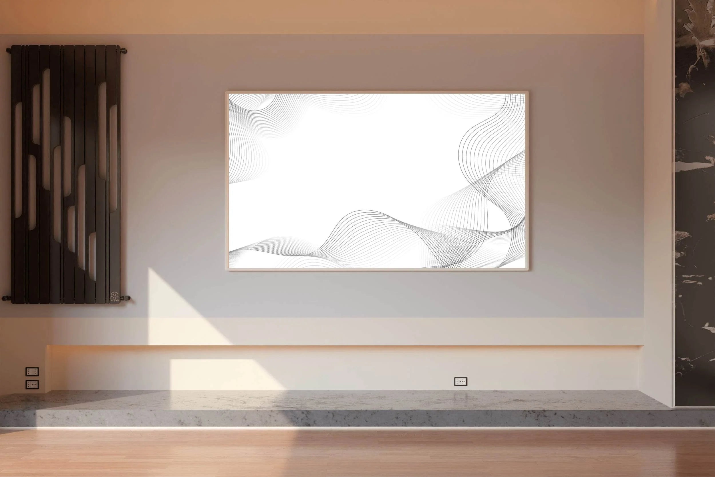 Wavy Lines Wall Art - beink online art store