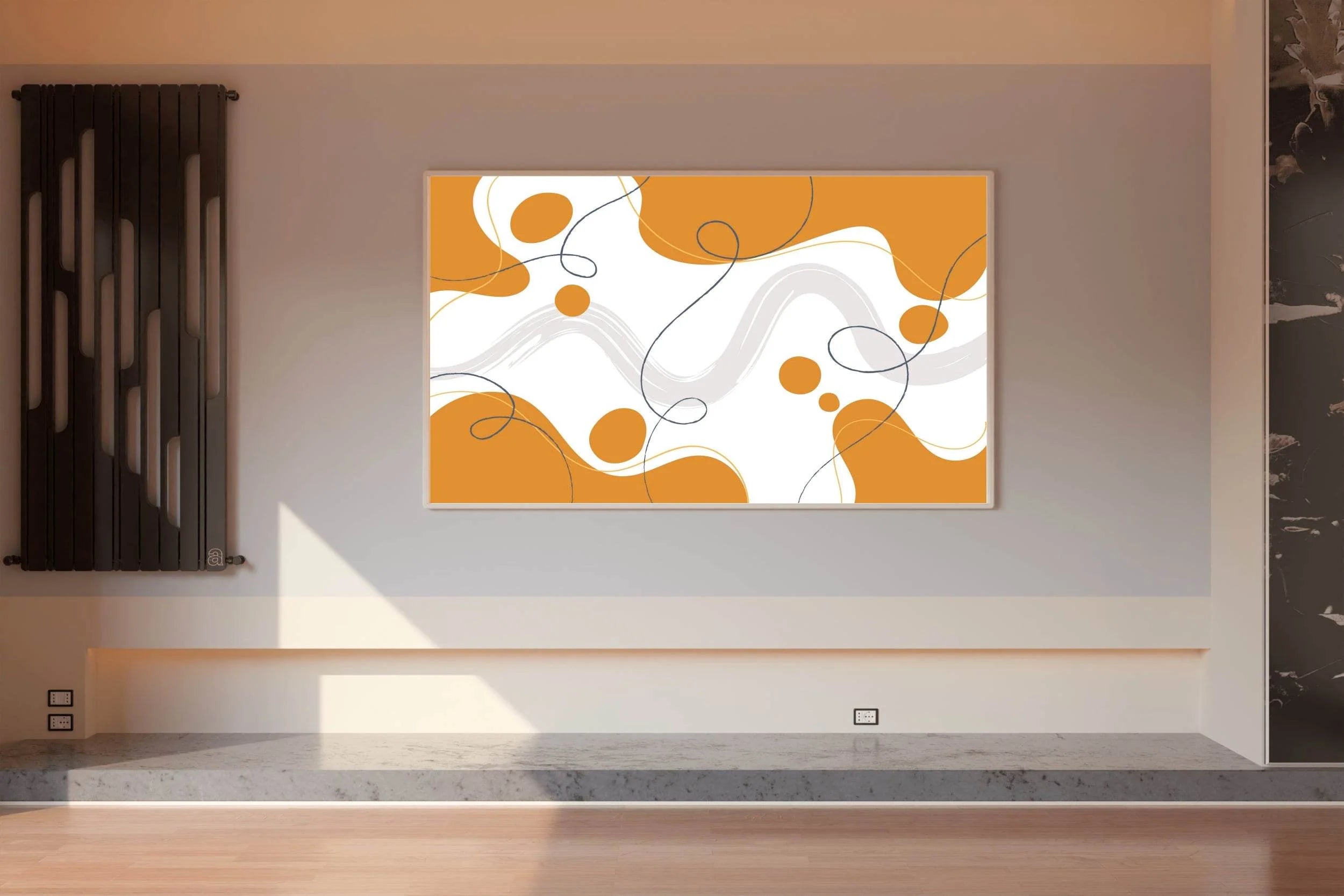 Colorful Minimal Lines Wall Art - beink online art store