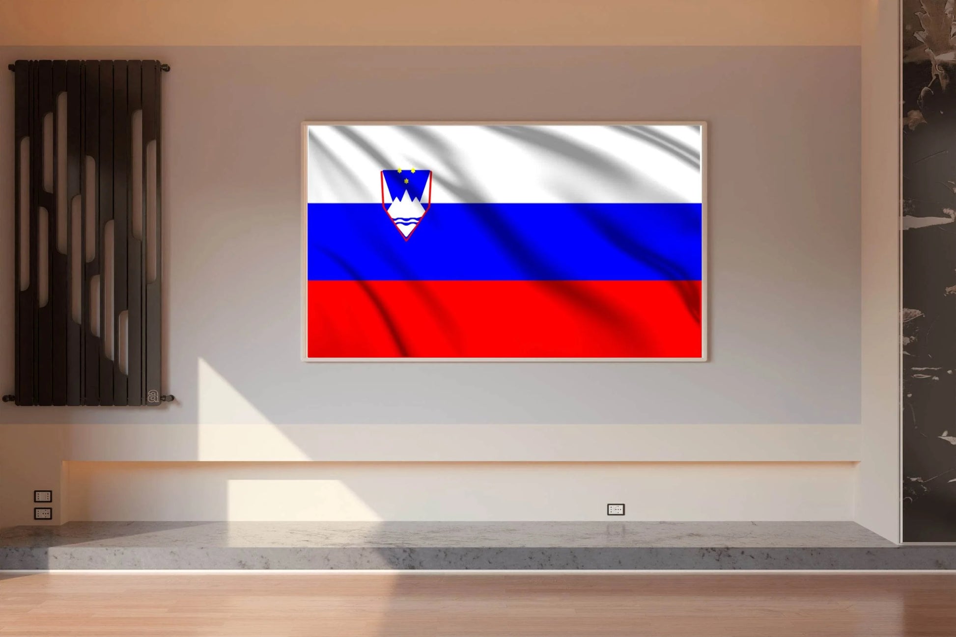 Slovenia National Flag Wall Art - beink online art store