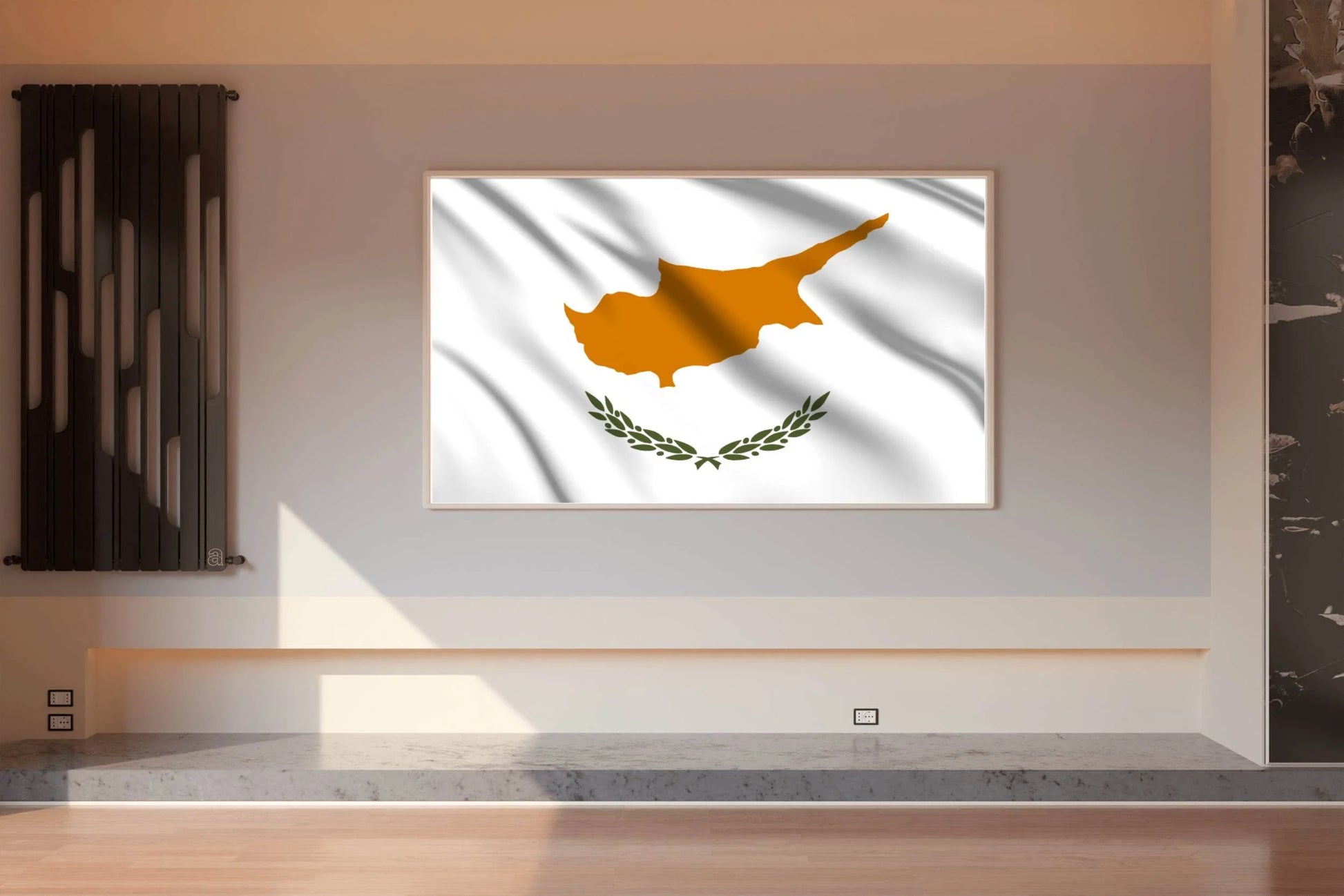 Cyprus National Flag Wall Art - beink online art store