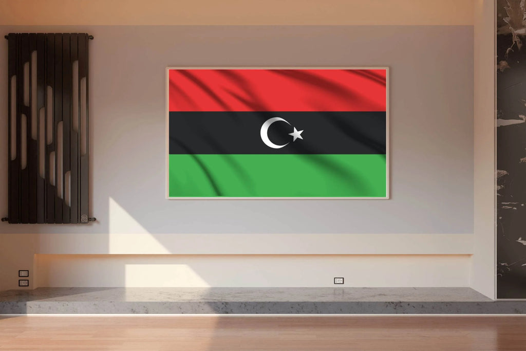 Libya National Flag Wall Art - beink online art store