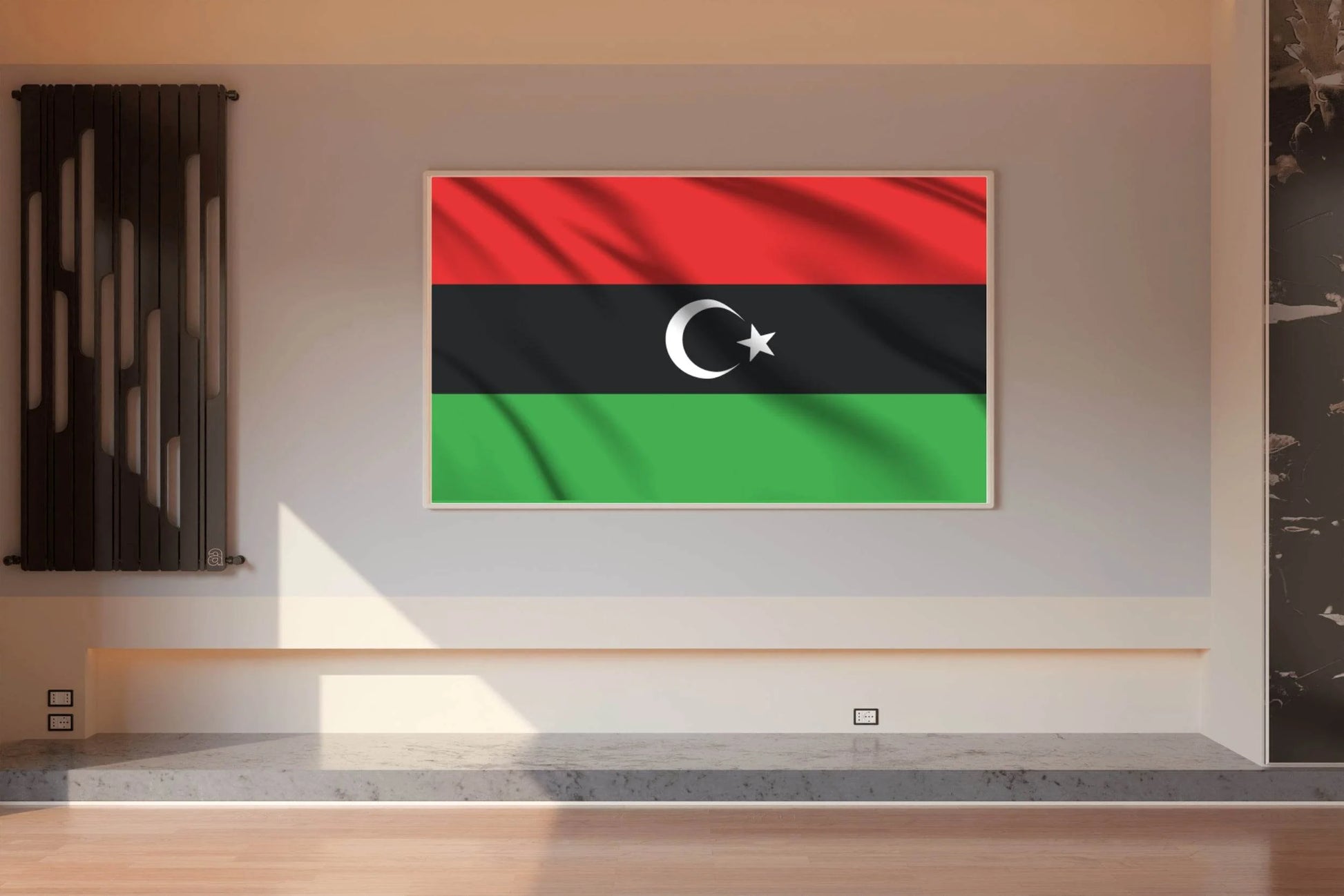 Libya National Flag Wall Art - beink online art store