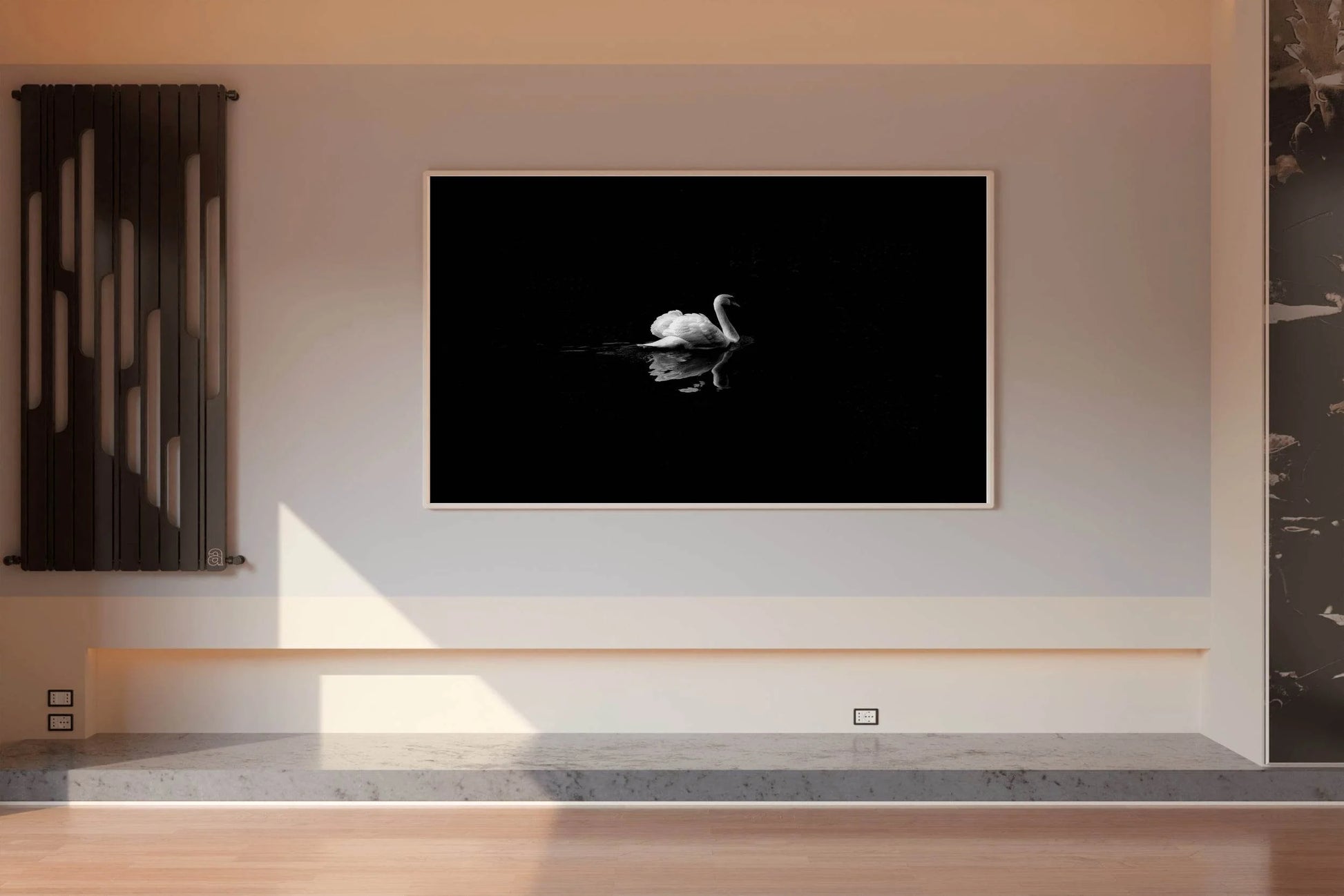 Swan Black & White Wall Art - beink online art store