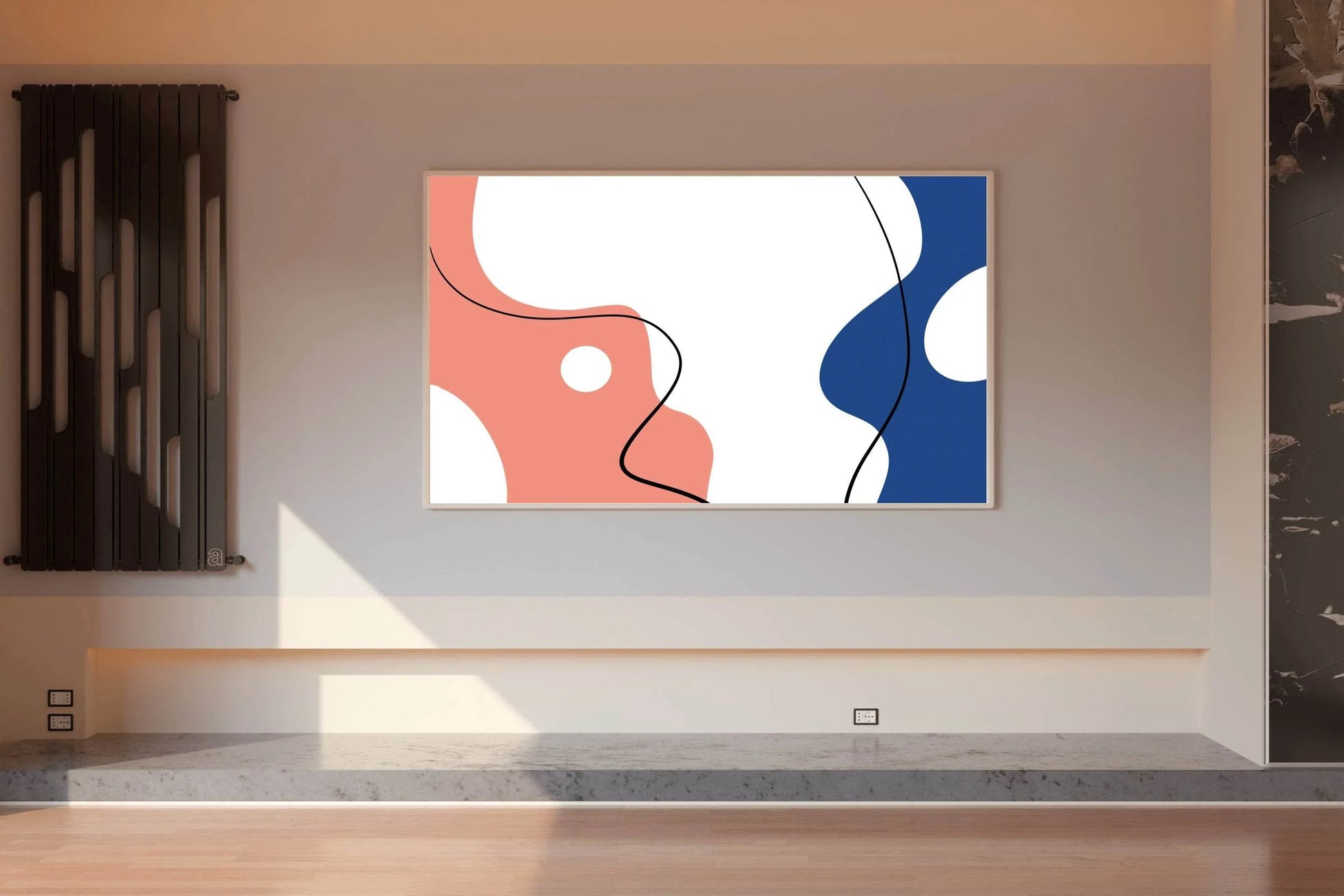 Handmade Opposite Faces Abstract Wall Art - beink online art store
