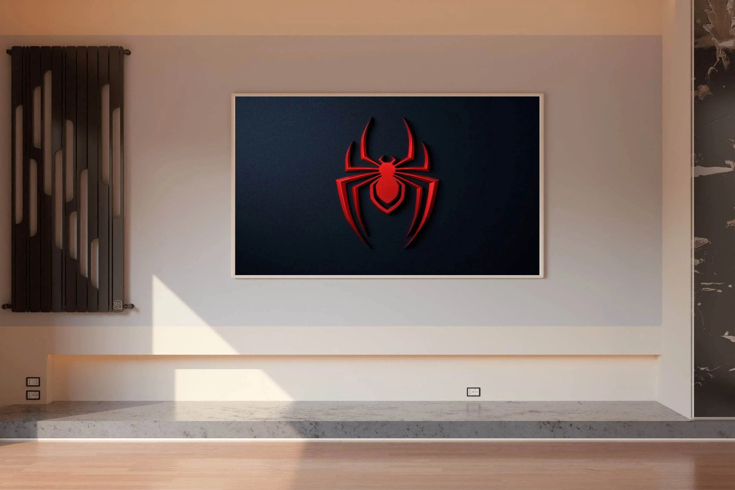 Red Spider Man Logo Gaming Wall Art - beink online art store