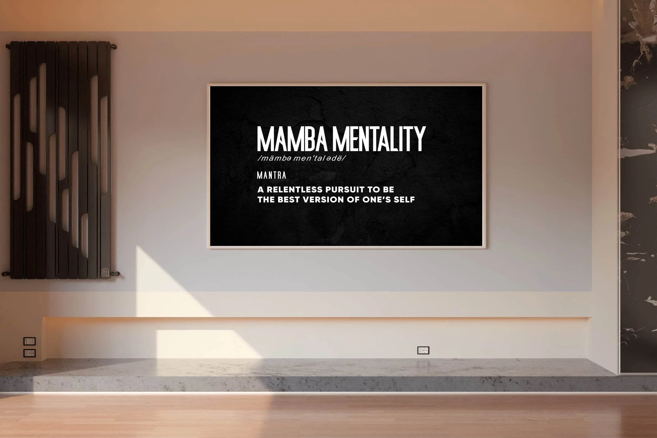 Mamba Mentality Motivational Wall Art - beink online art store