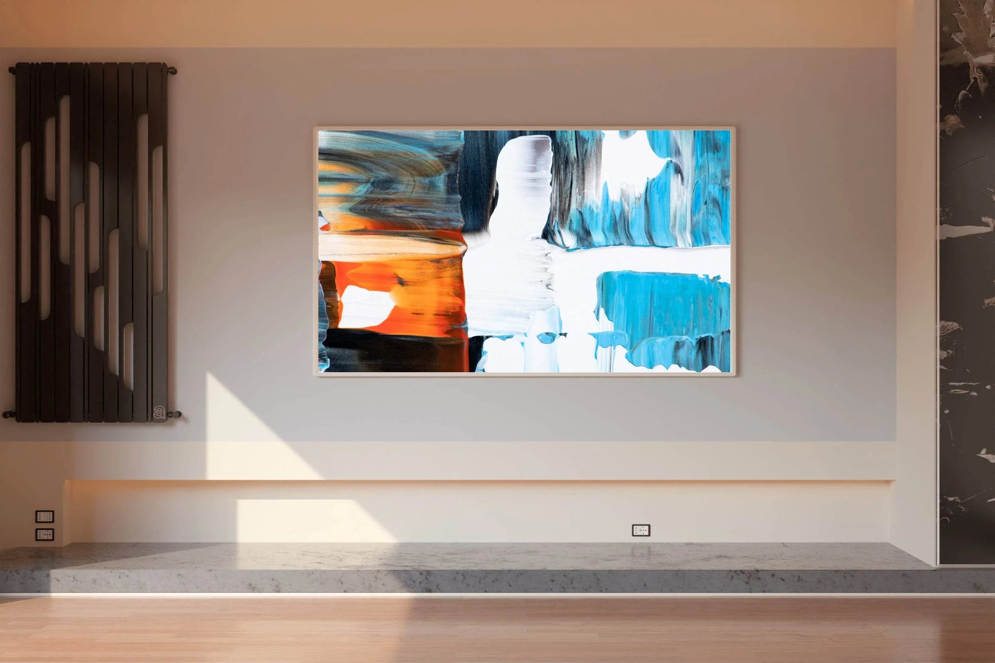 Mixed Acrylic Paint Abstract Wall Art - beink online art store