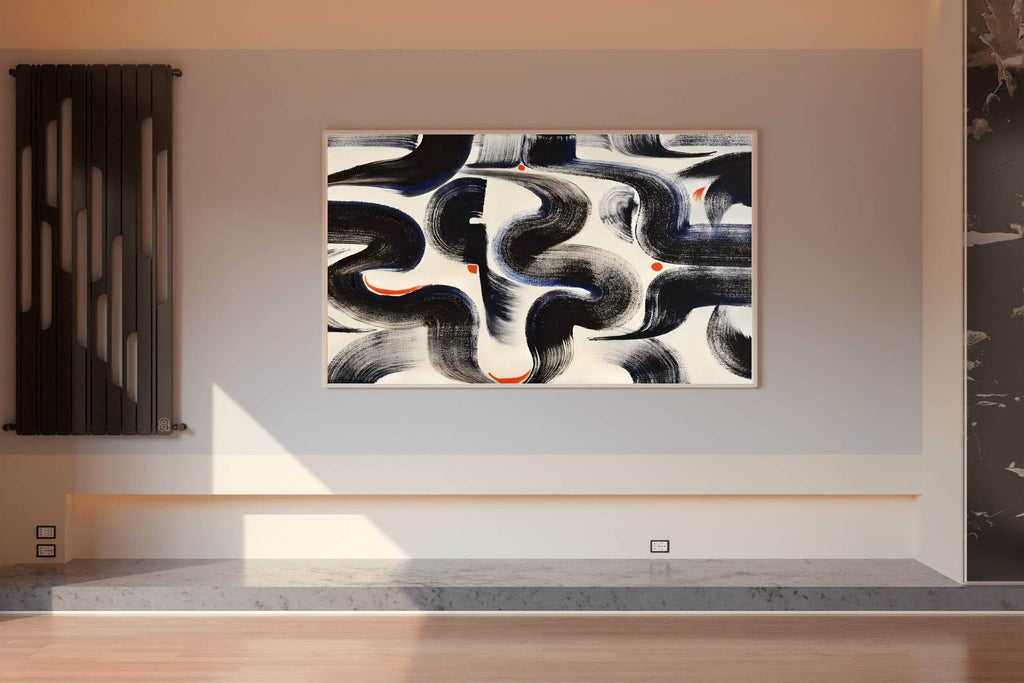 Intertwined Currents Modern Wall Art - beink online art store