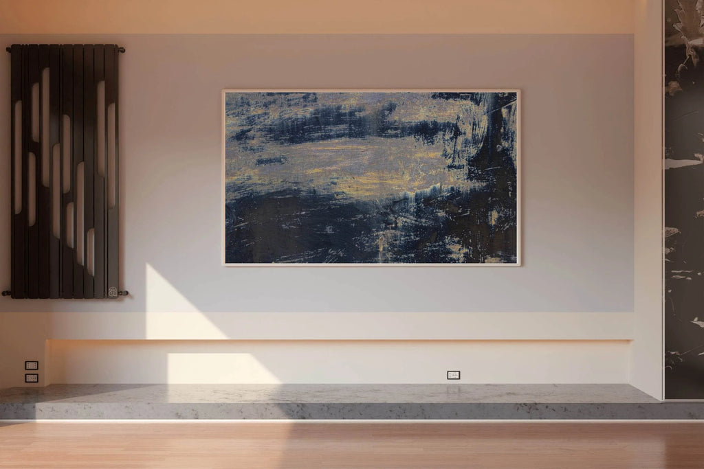 After Sunset on Brush Strokes Abstract Wall Art - beink online art store