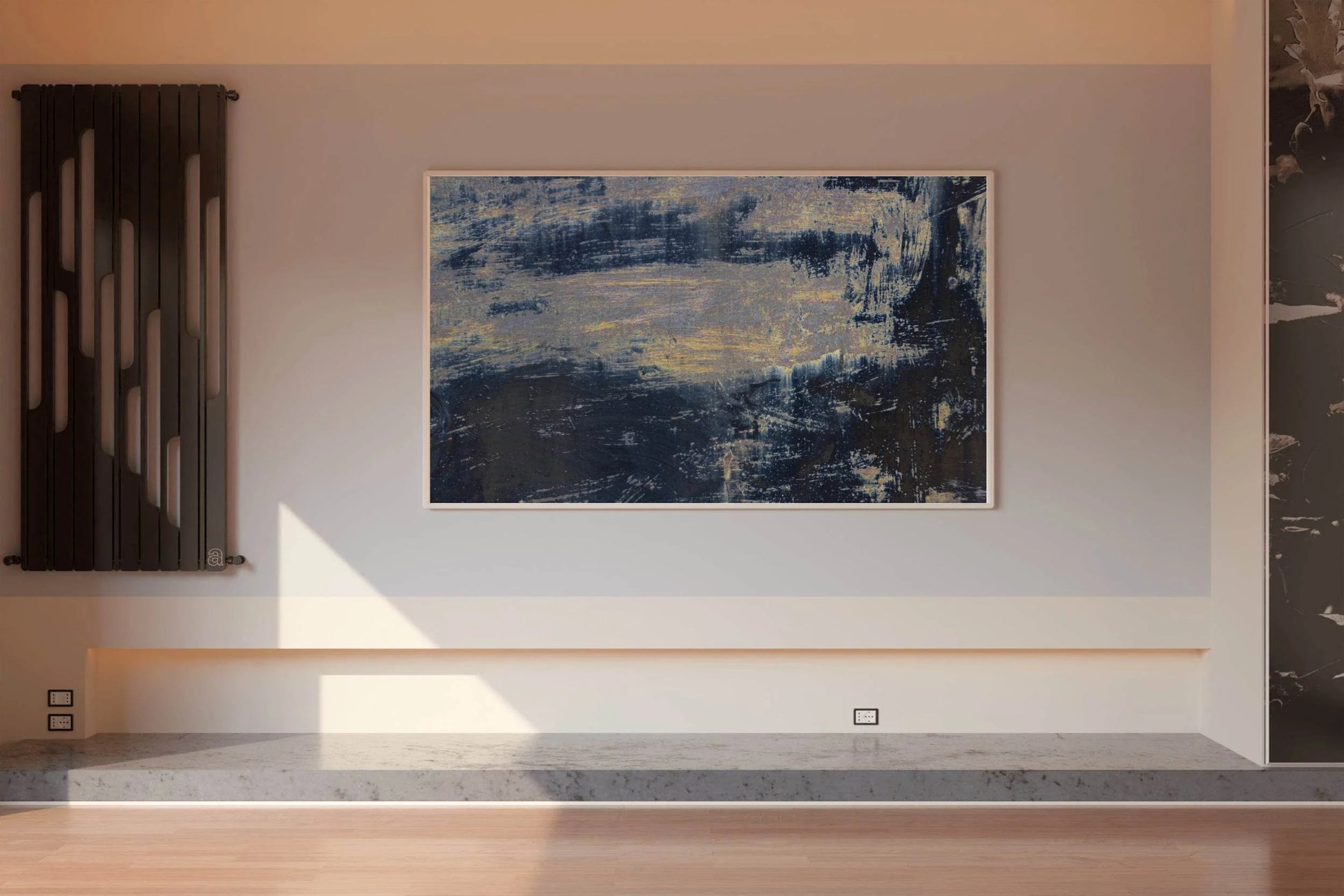 After Sunset on Brush Strokes Abstract Wall Art - beink online art store