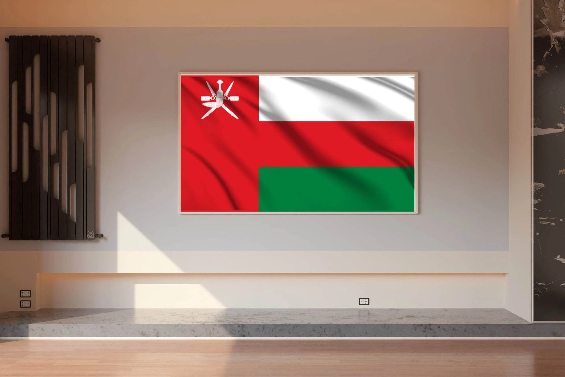 Oman National Flag Wall Art - beink online art store